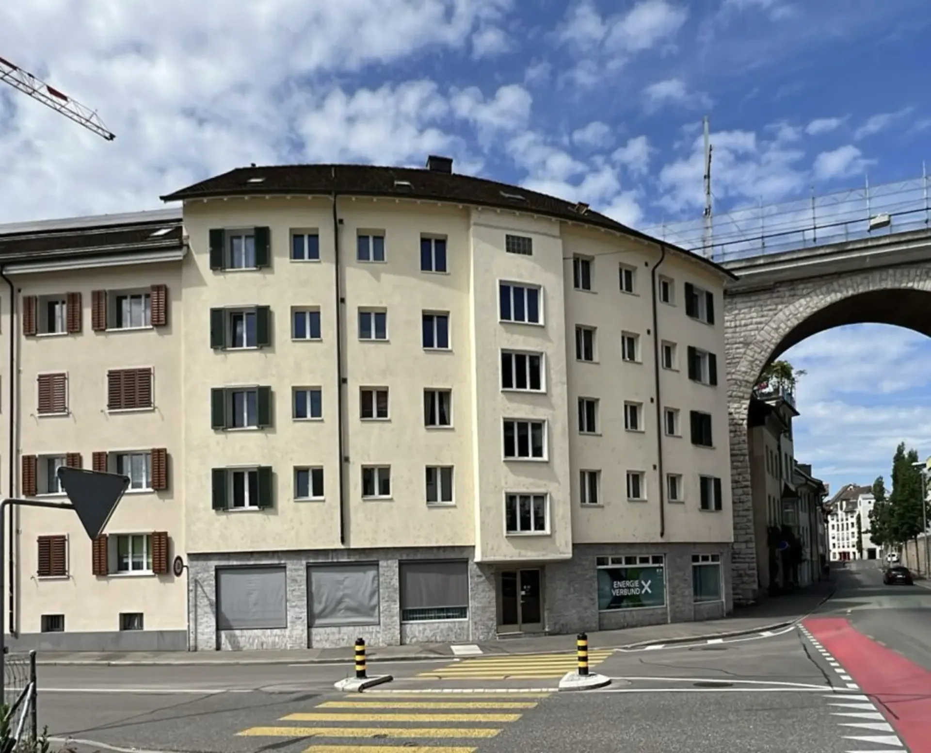 Nähe Altstadt mit Sicht auf den Rhein