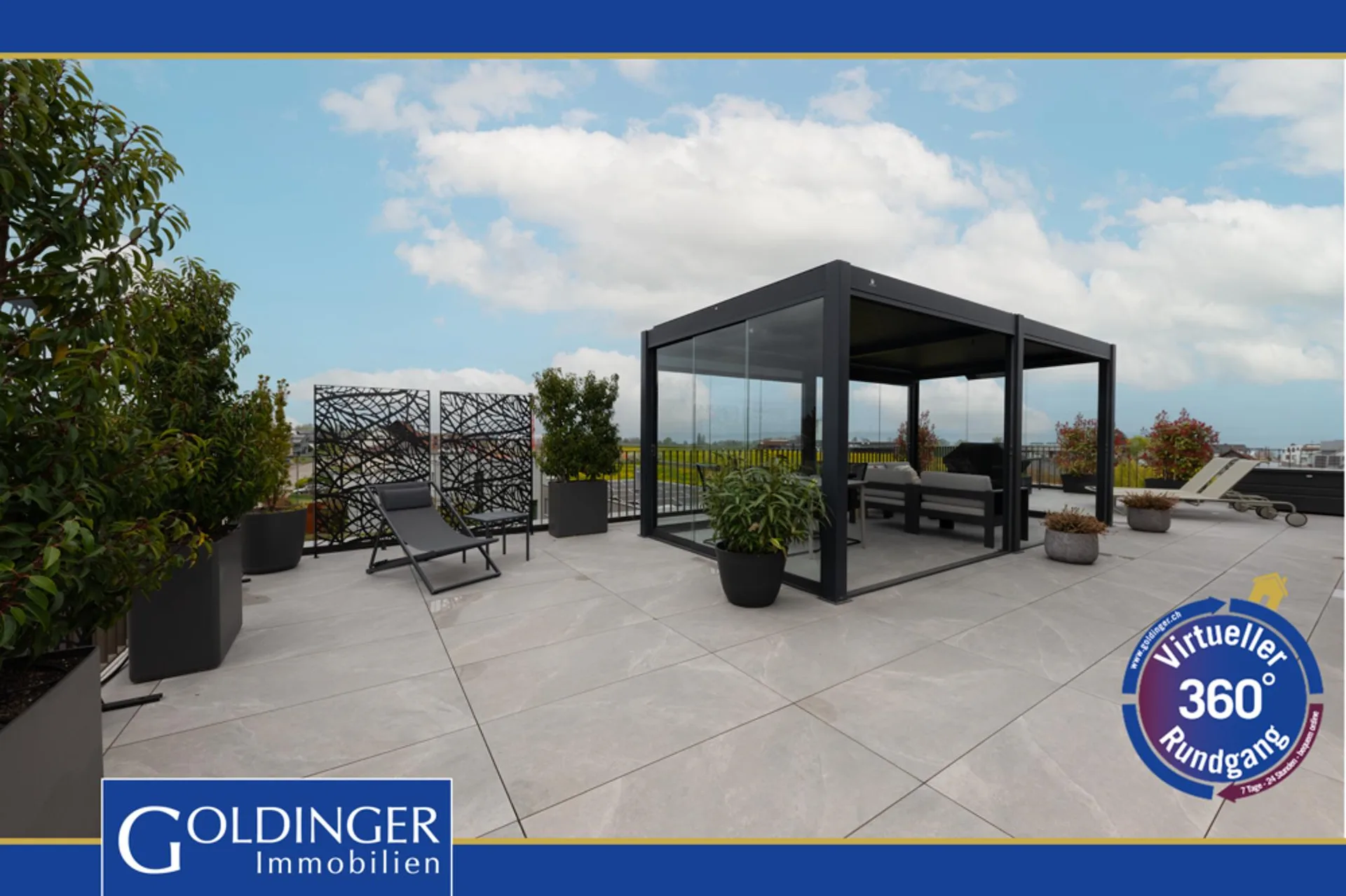 Attikawohnung der Extraklasse  Lifestyle Terrasse mit Seesicht