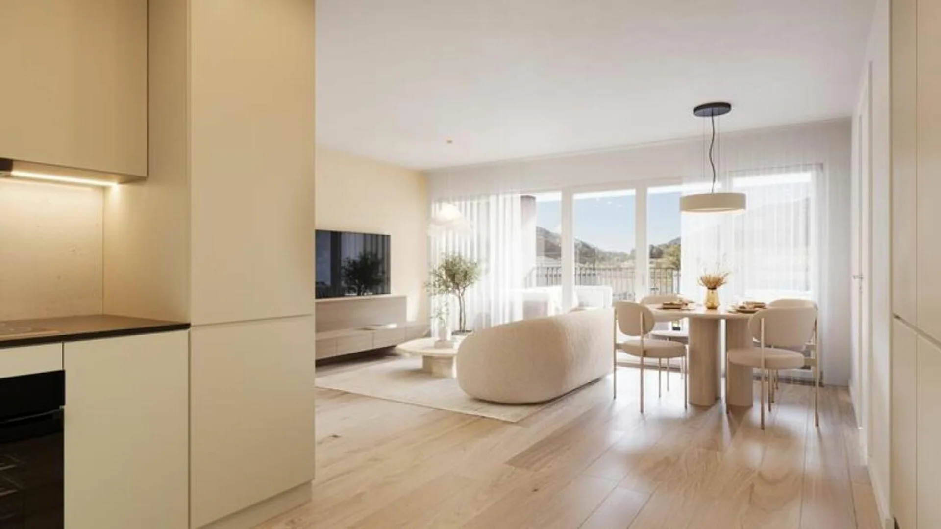 Moderne 3.5-Zimmer-Wohnung mit sonnigem Aussenbereich in Zernez