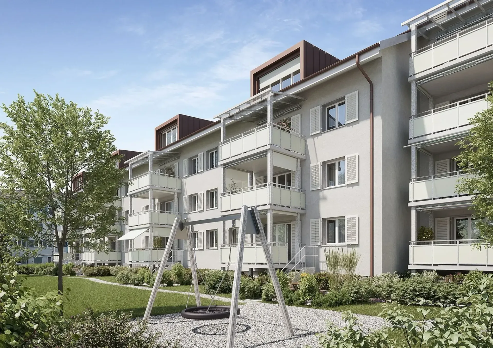 Modern wohnen über den Dächern von Winterthur