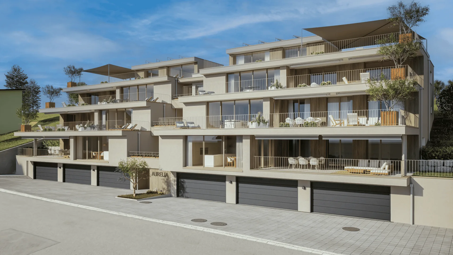 Neubauprojekt AURELIA Erlinsbach AG – 4.5 Zimmer Loggiawohnung B.01