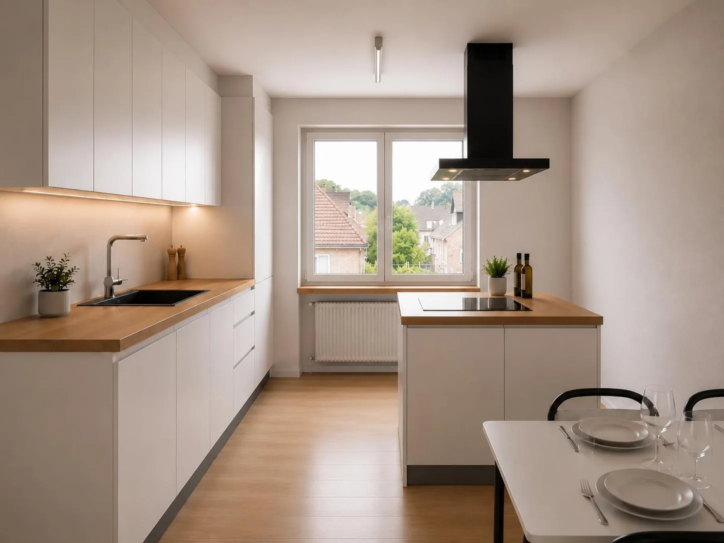neu sanierte Wohnung in zentraler, ruhiger Lage 