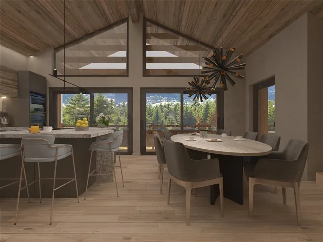 Im Zentrum von Crans-Montana befindet sich ein 6.5-Zimmer-Chalet mit hohem Ansehen