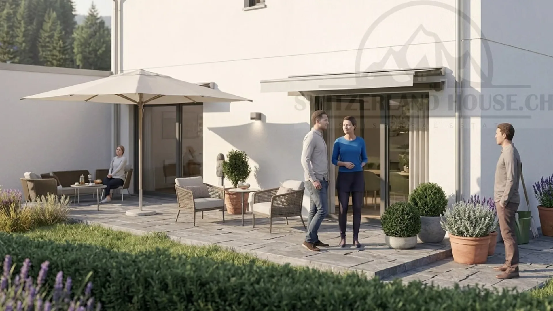 Magnifique villa individuelle neuve de 5.5 pcs avec grand jardin à Lovens