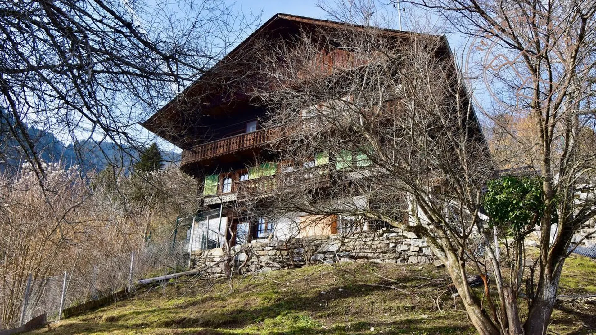 Chalet typique de la vallée d'Illiez