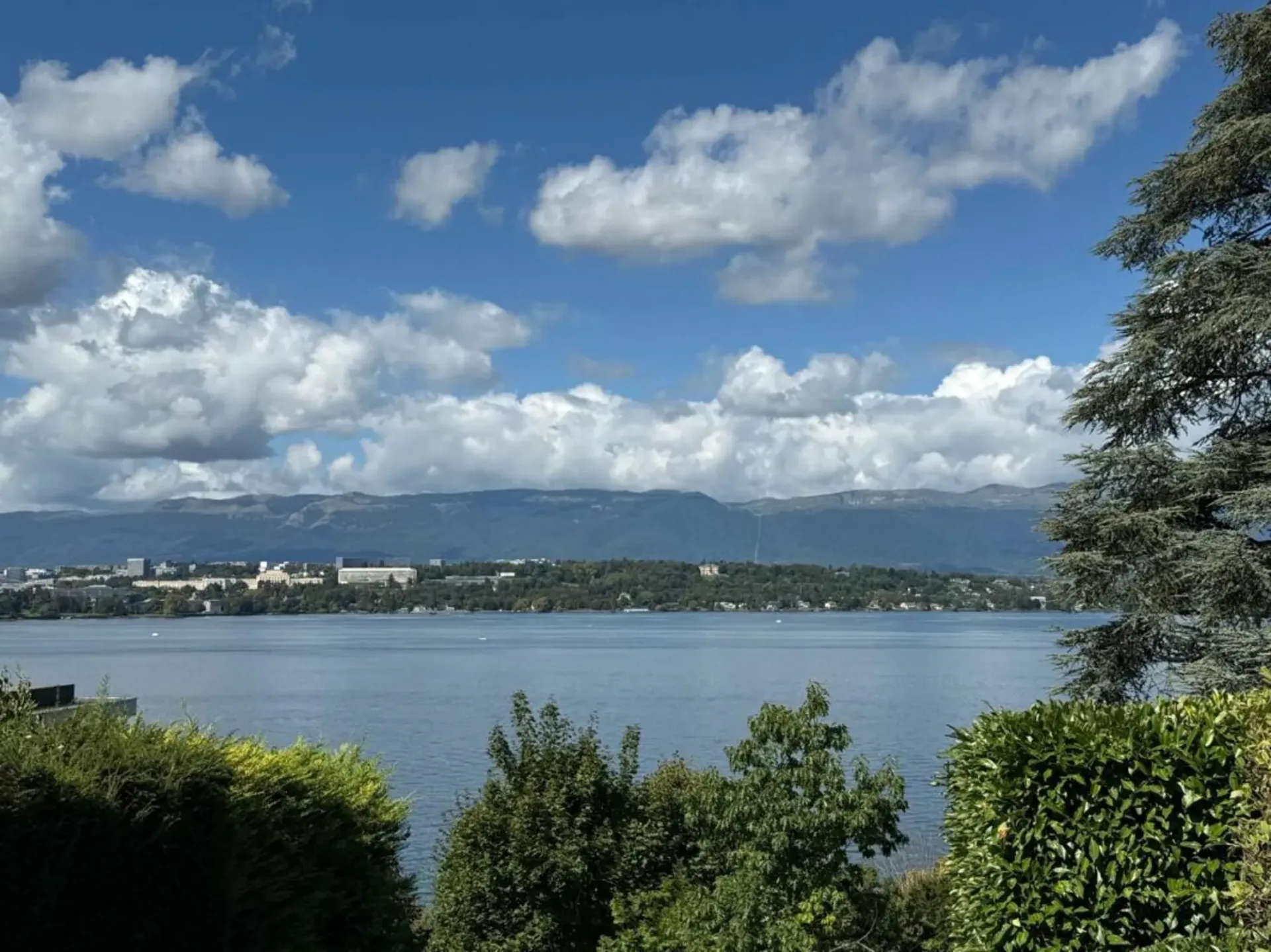 Panoramic view of Cologny
