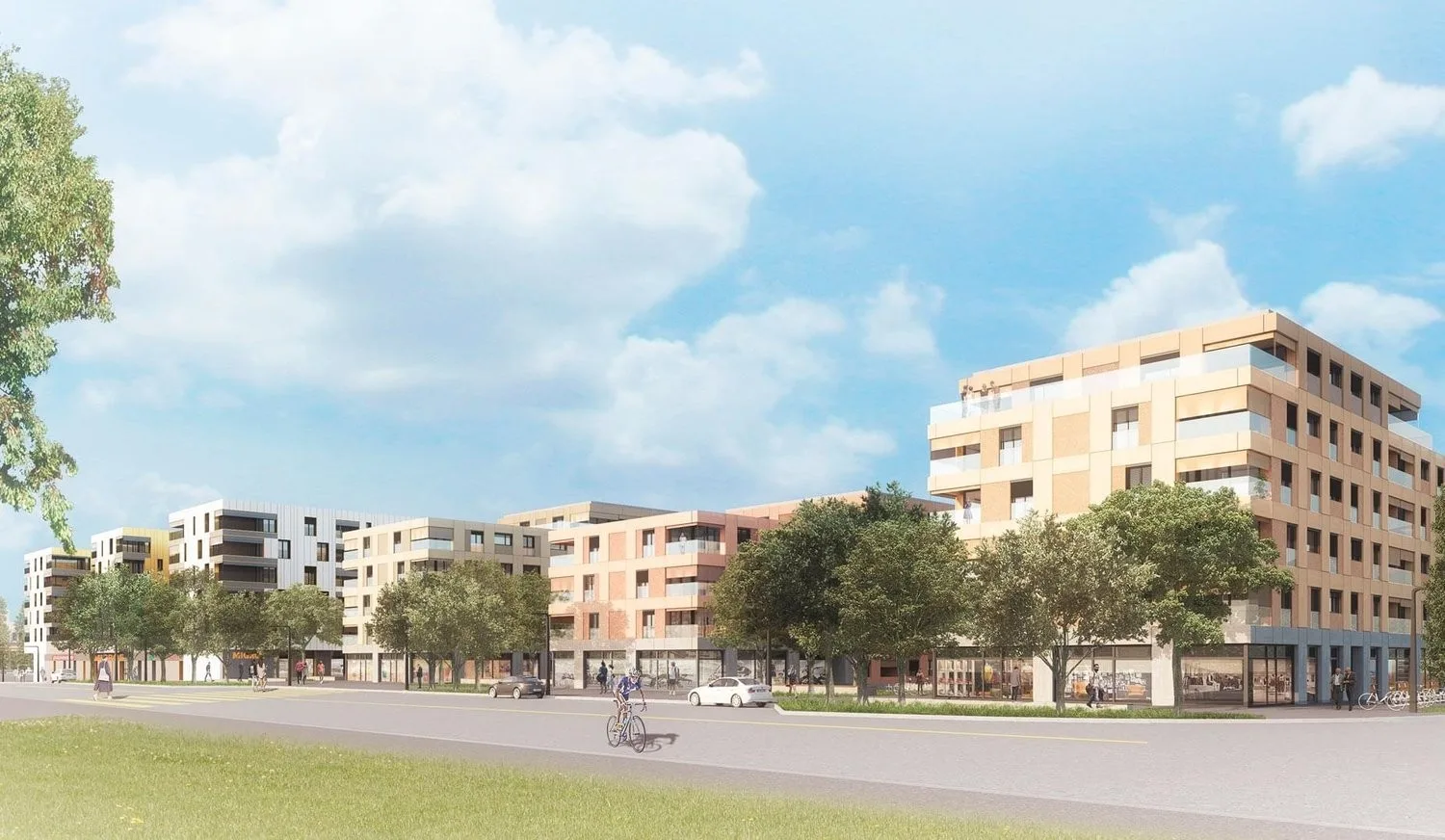 Logement dans récent quartier situé au coeur de la ville d'Orbe