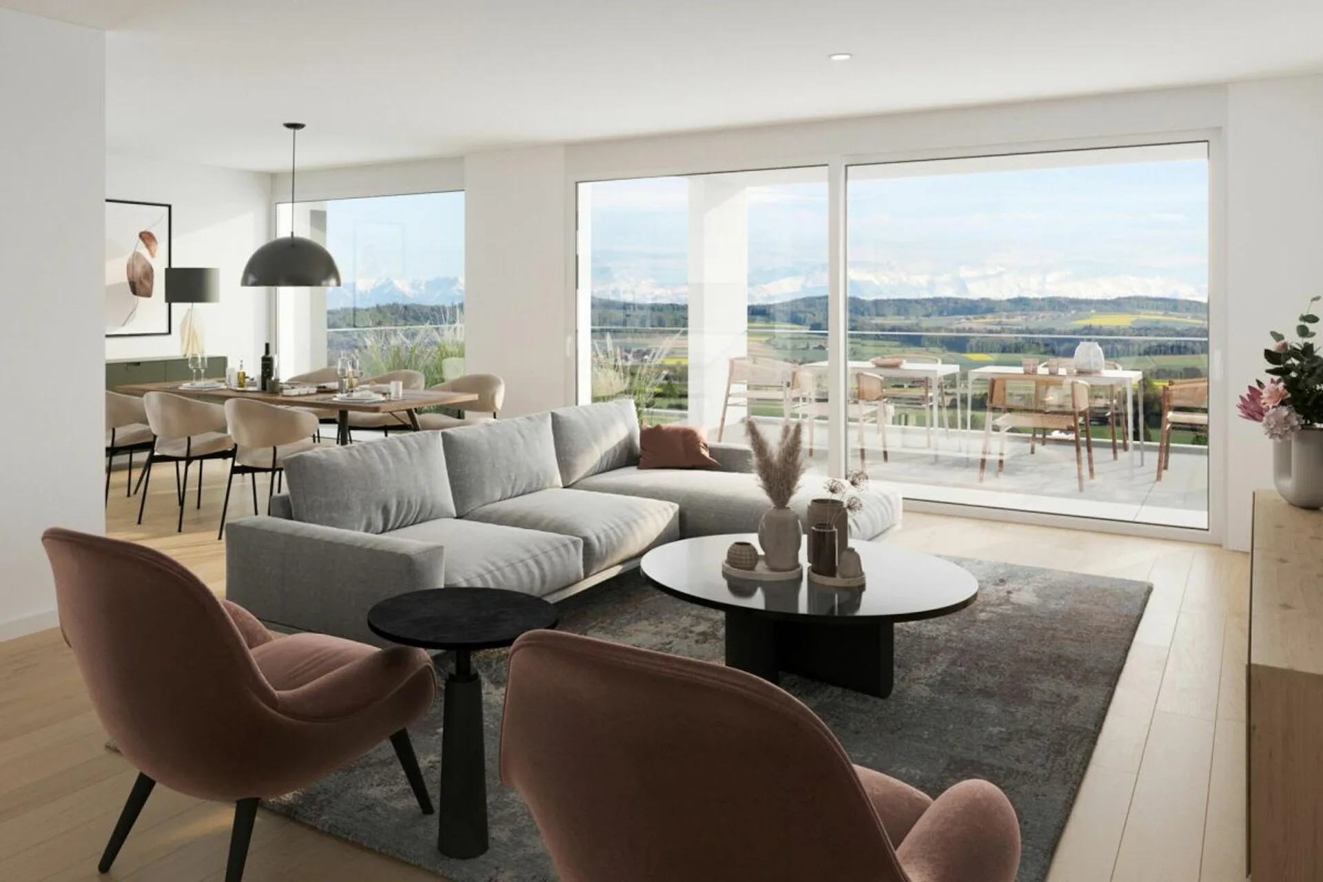 Fehr Immobilien - Maisons de terrasse modernes 4½ pièces avec panorama