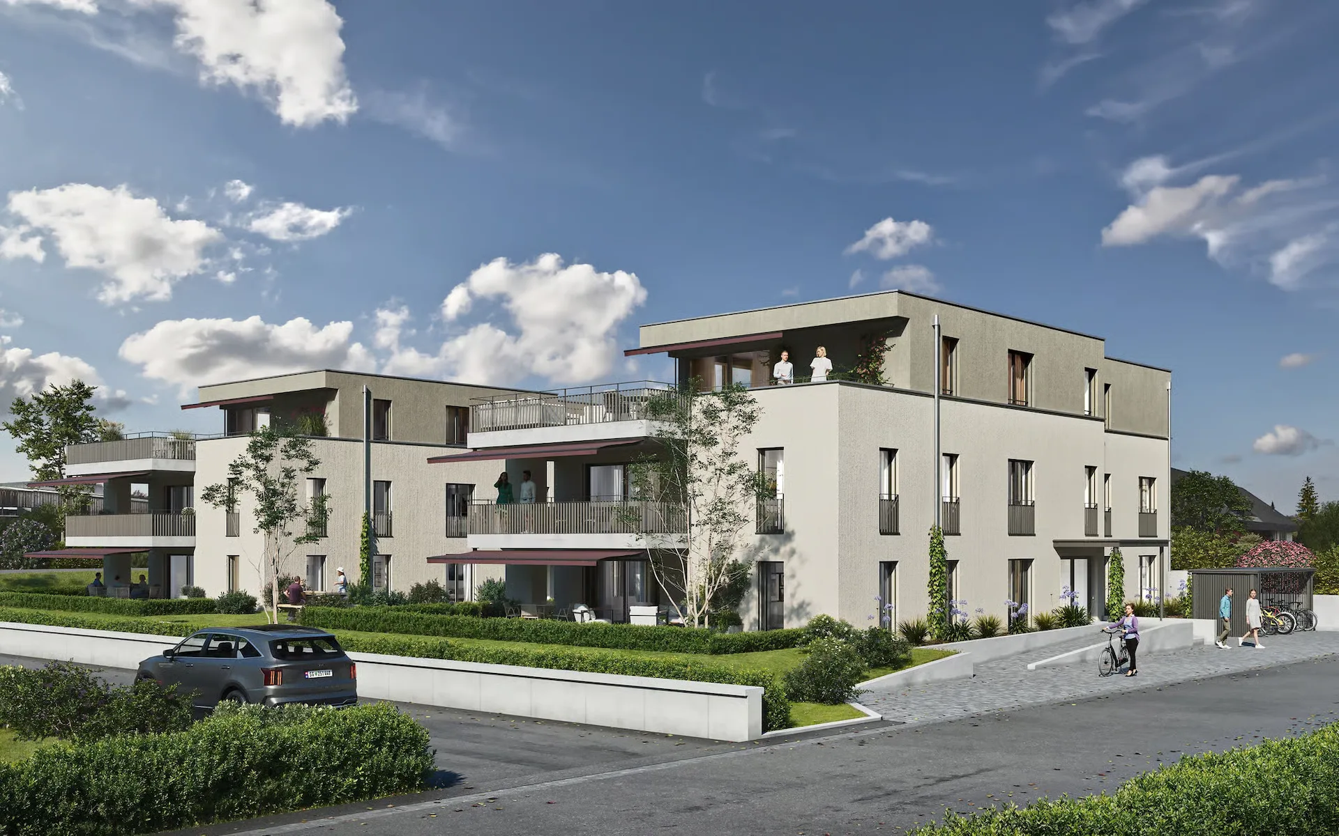 Luxuriöse 4.5-Zimmer-Attika mit grosser Terrasse in Böttstein