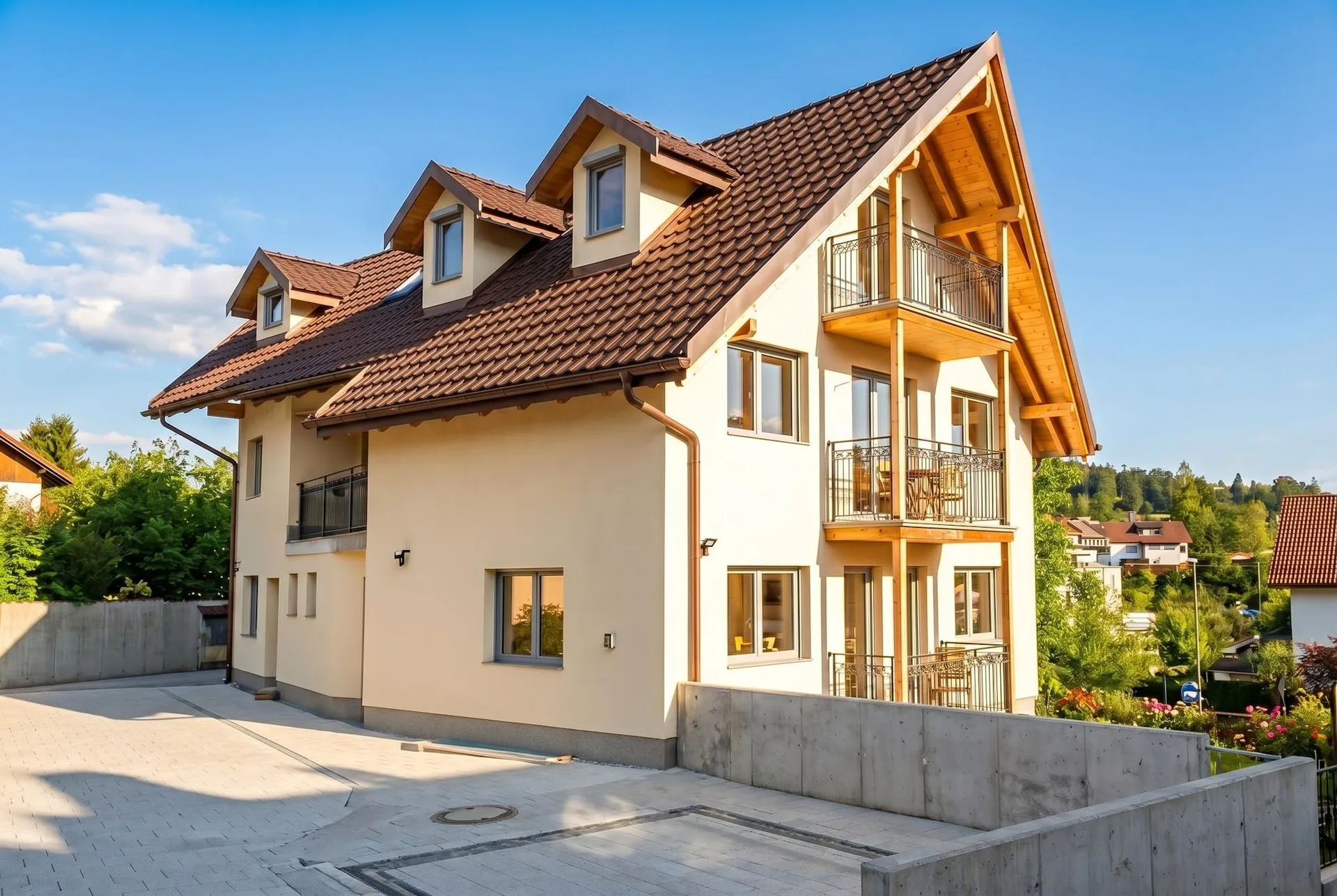 Grosszügige 4.5-Zimmer-Maisonette mit Balkon und hochwertigem Ausbaustandard in Tann