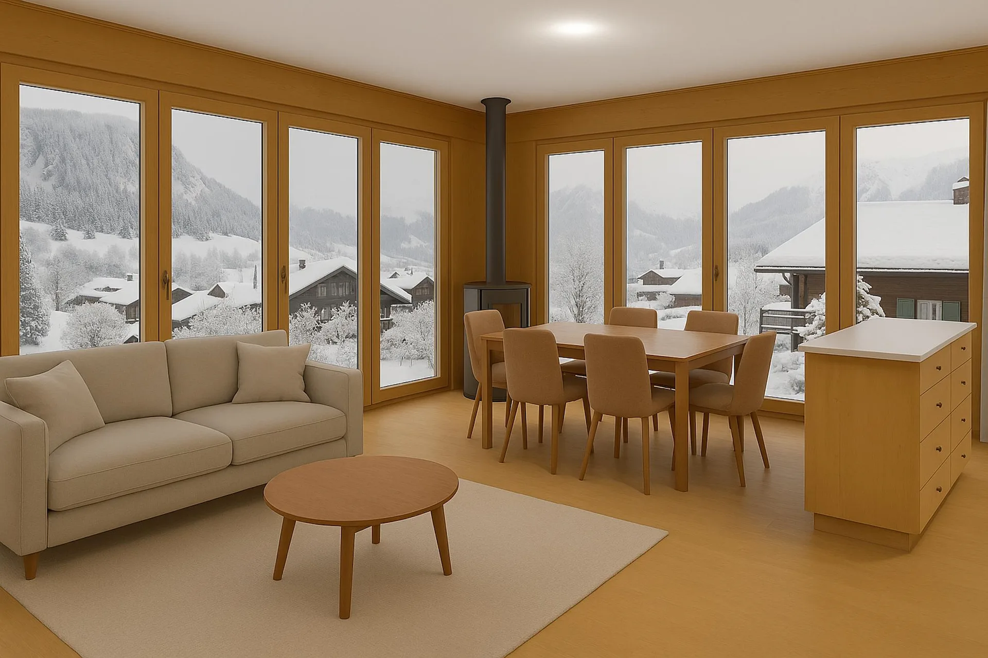 Alpiner Charme & Große Räume LOT 7: Magnifique 2,5 Zimmer im 1. Stock