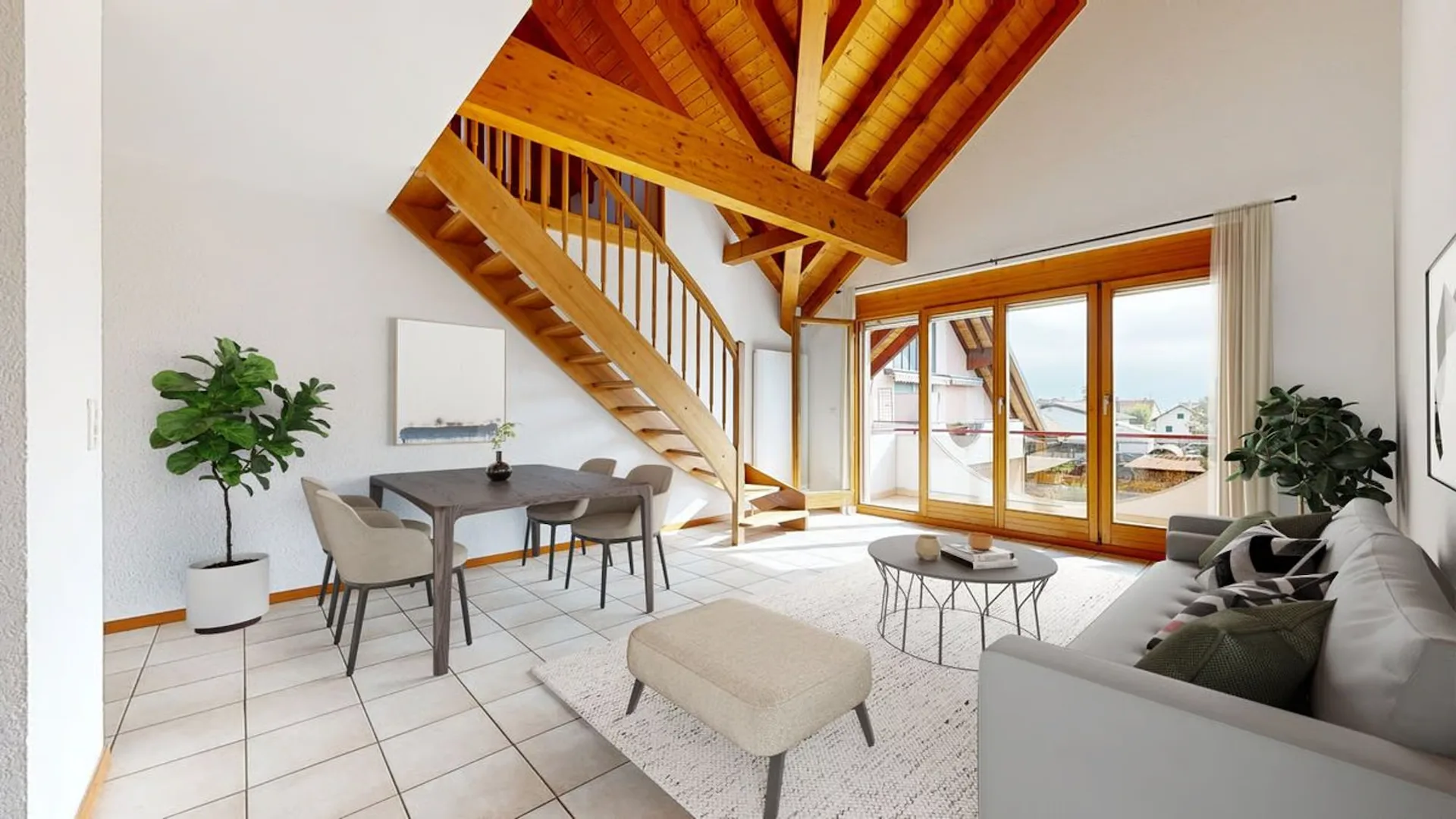 Duplex mit 4,5 Zimmern zu ergattern
