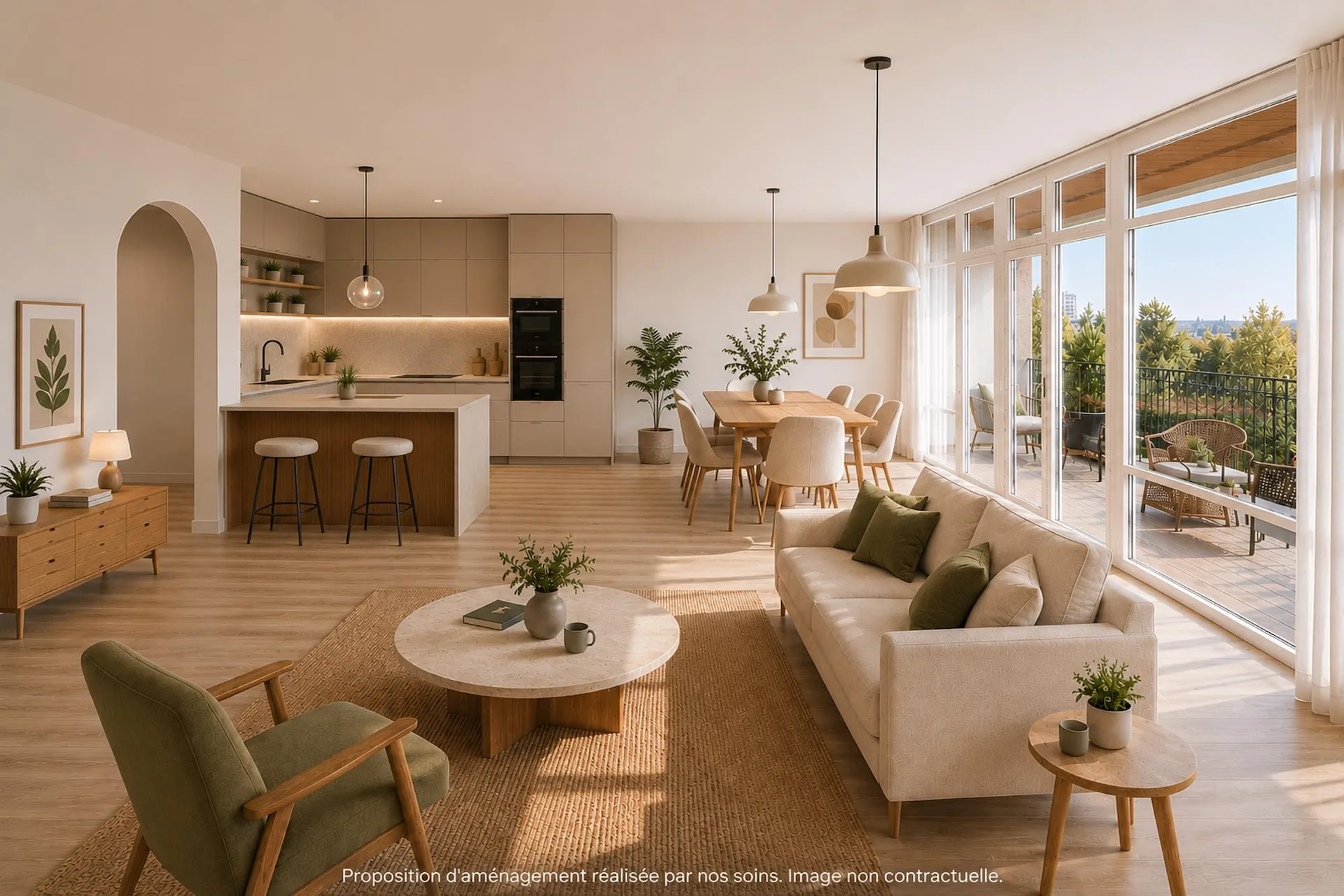 Fully renovated 4-room apartment