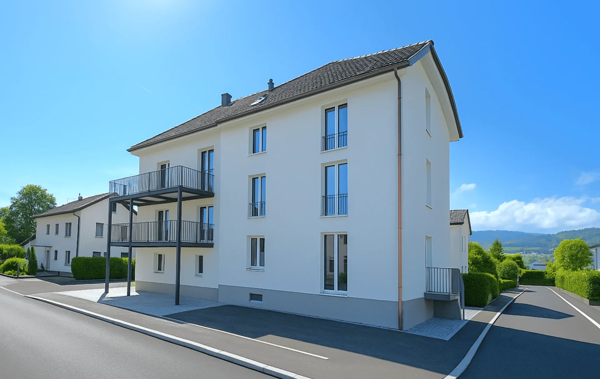 Moderne kleine Douplex Wohnung mit herrlicher Aussicht in Rapperswil zu vermieten