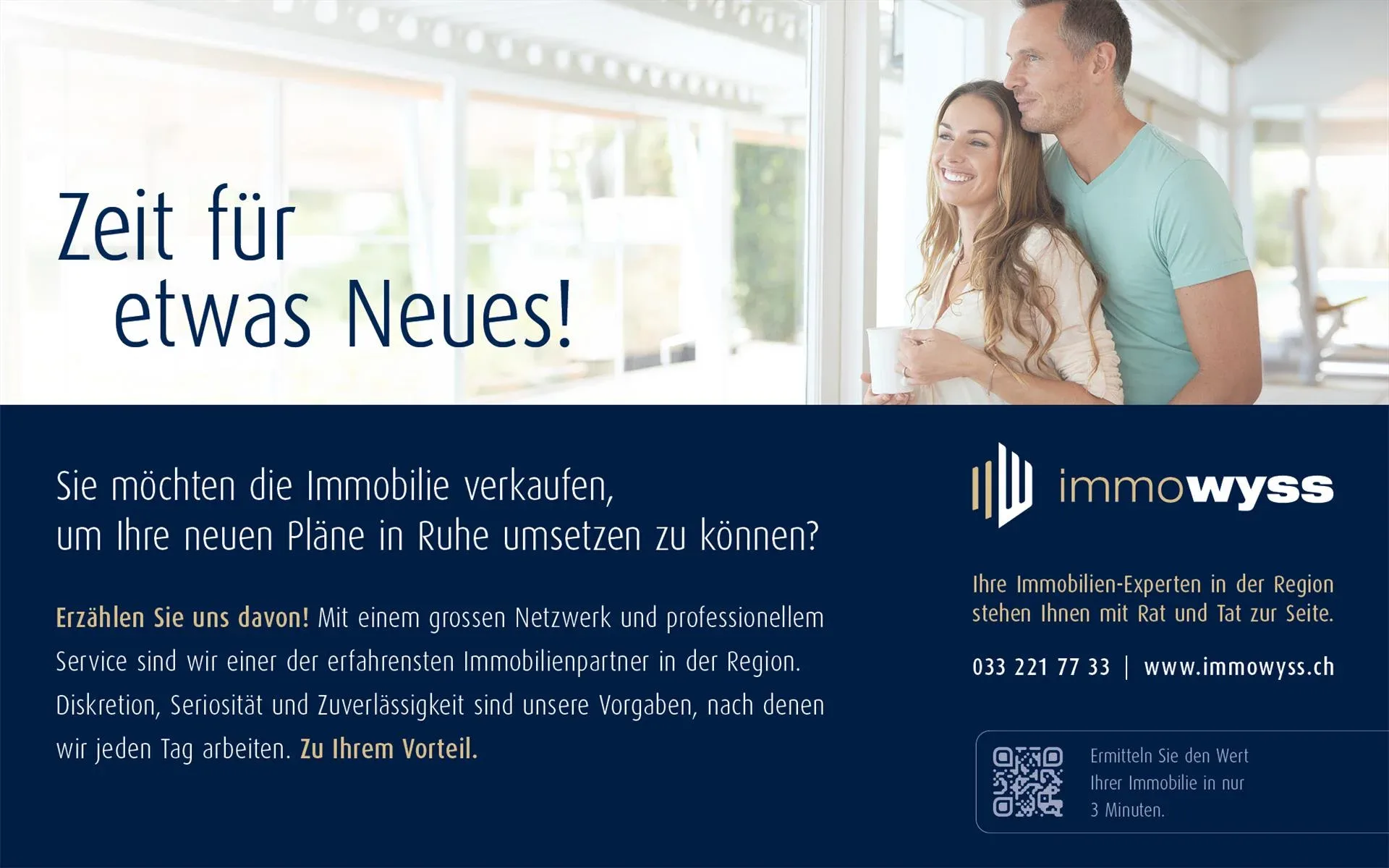 ImmoWyss -  4,5-Zimmer Garten-Ferienwohnung mit Sicht zum Eiger