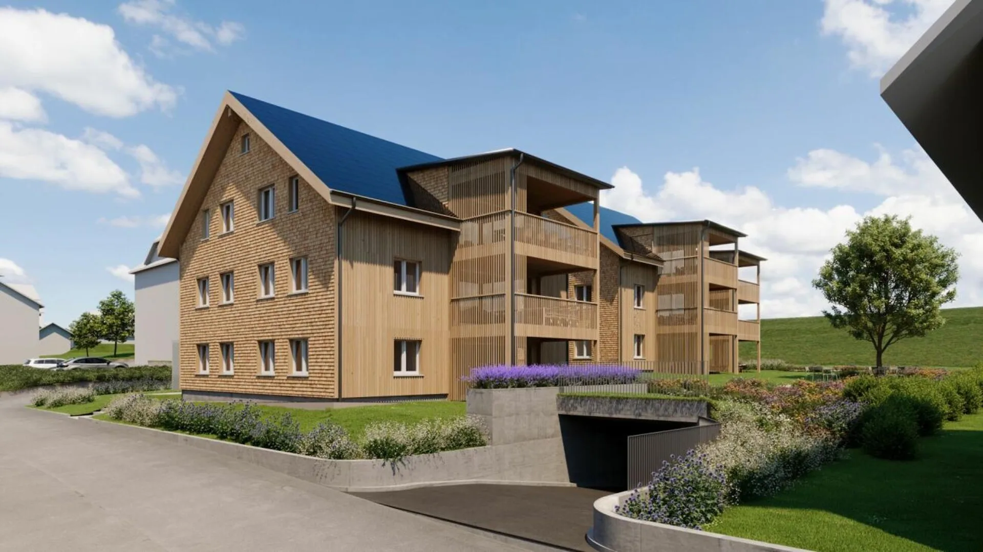 Living on Haldenbach - Sustainable Construction in Ganterschwil