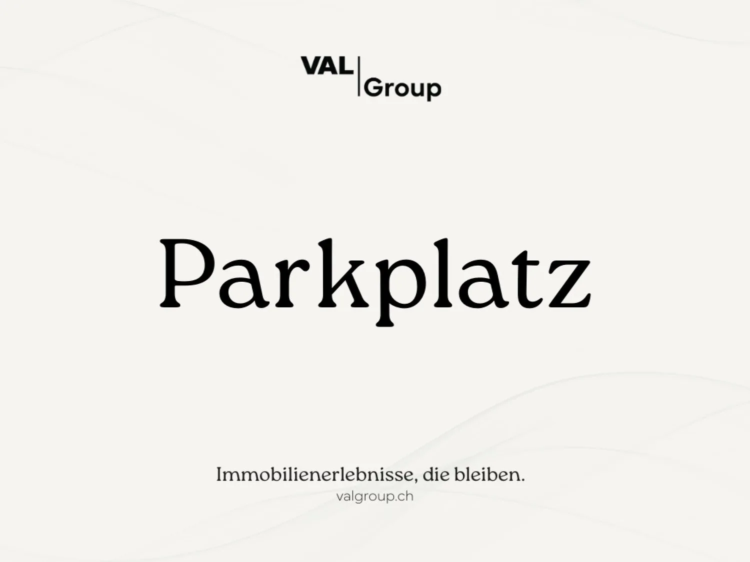 Aussenparkplatz zur Miete an zentraler Lage / Visp West