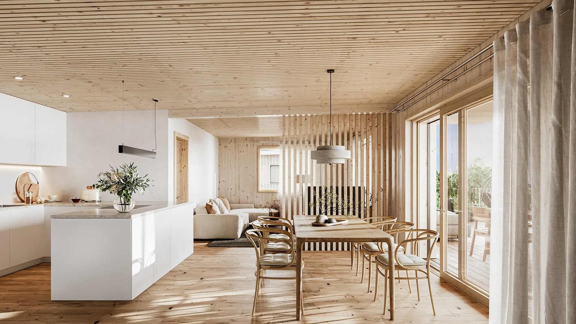 Gesundes, modernes Wohnen in 5.5-Zimmer-Neubau-Attikawohnung an ruhiger Lage in Wittenwil