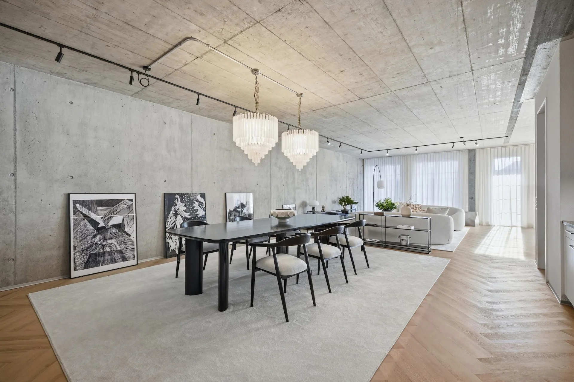 Industrieller Chic trifft zentralen Komfort