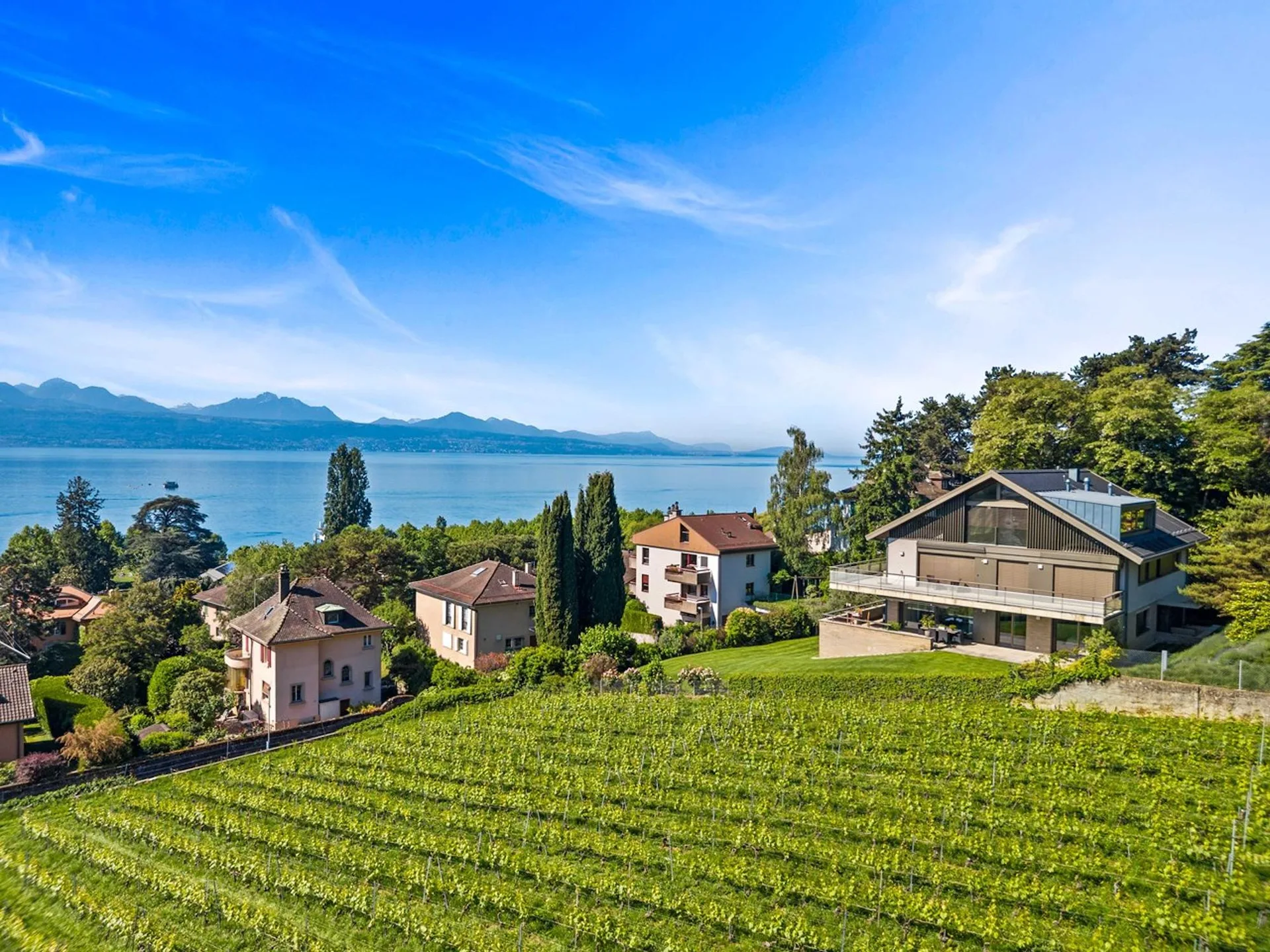 Prestige apartment between lake and vineyards