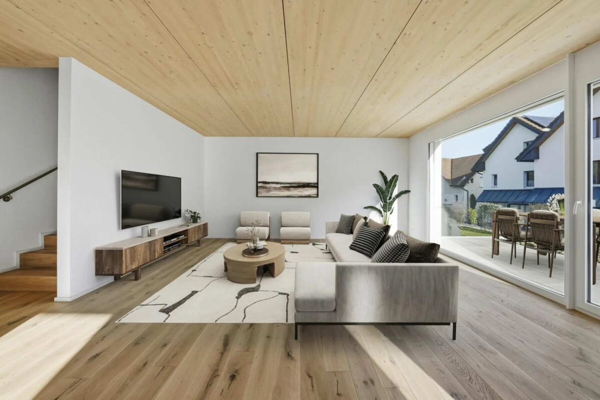 Modernes Doppel-Einfamilienhaus mit  viel Platz, hochwertigem Ausbau und  Garten in Stein am Rhein
