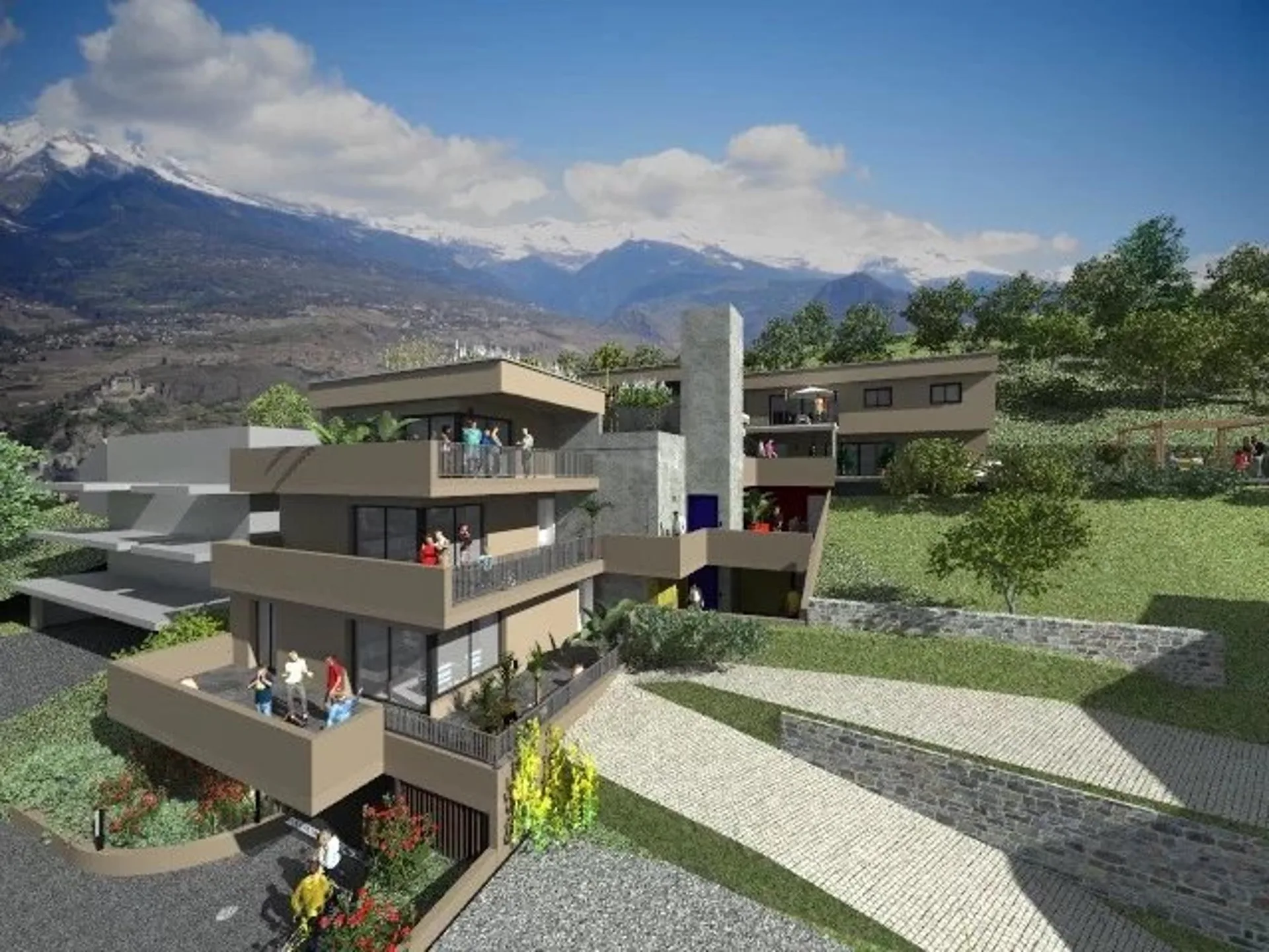 Magnifique appartement 2.5 pièces avec grande terrasse à Salins