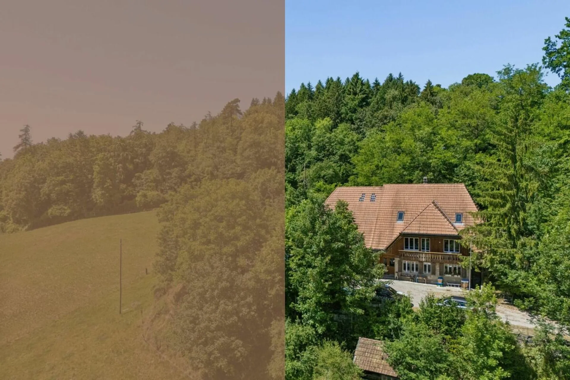 Charmantes Bauernhaus mit zwei Wohneinheiten und grosszügiger Landparzelle