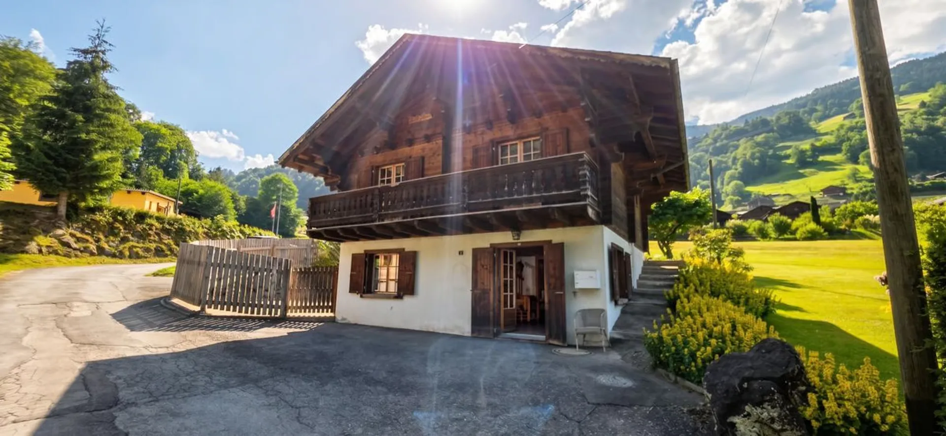 Einzelchalet mit großem Potenzial - Zweitwohnsitz erlaubt in Val-d'Illiez