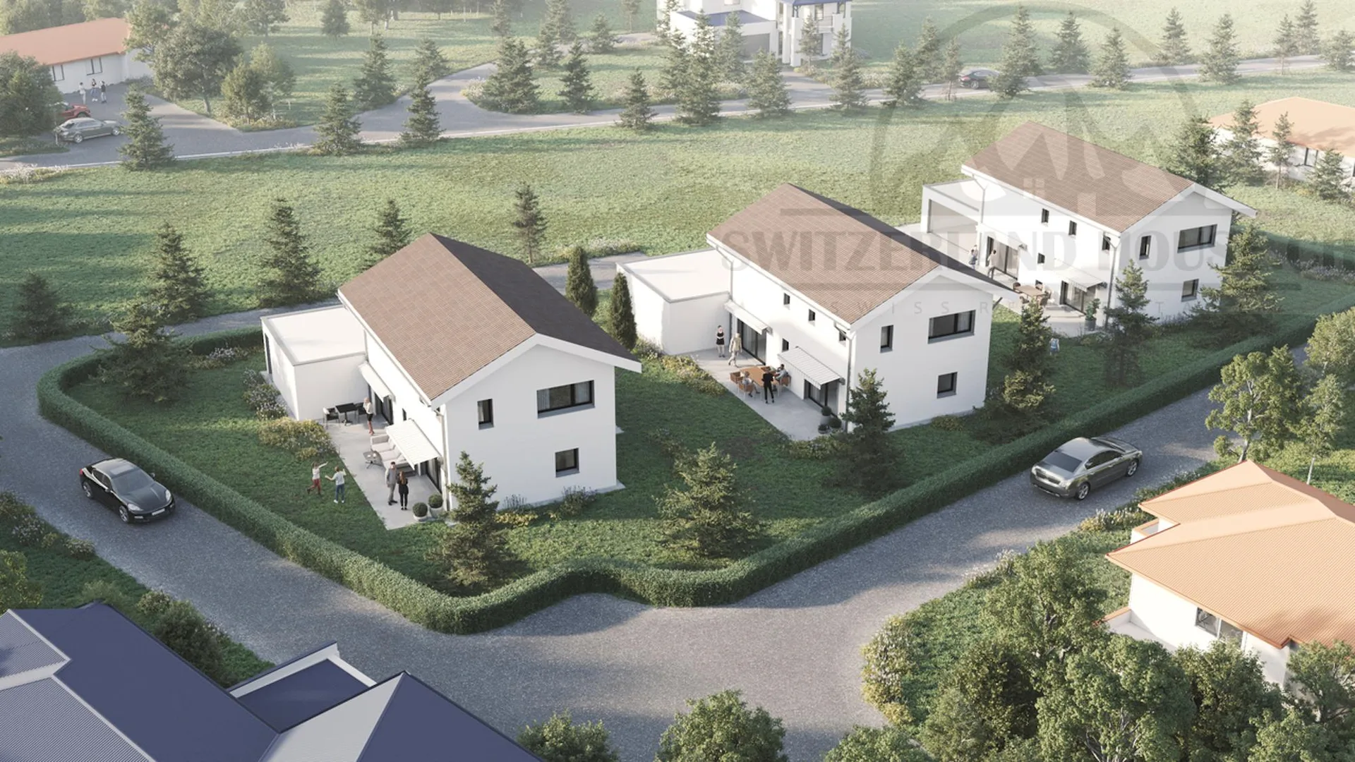 Prächtige Einzelvilla 5.5 Zimmer mit großem Garten in Lovens