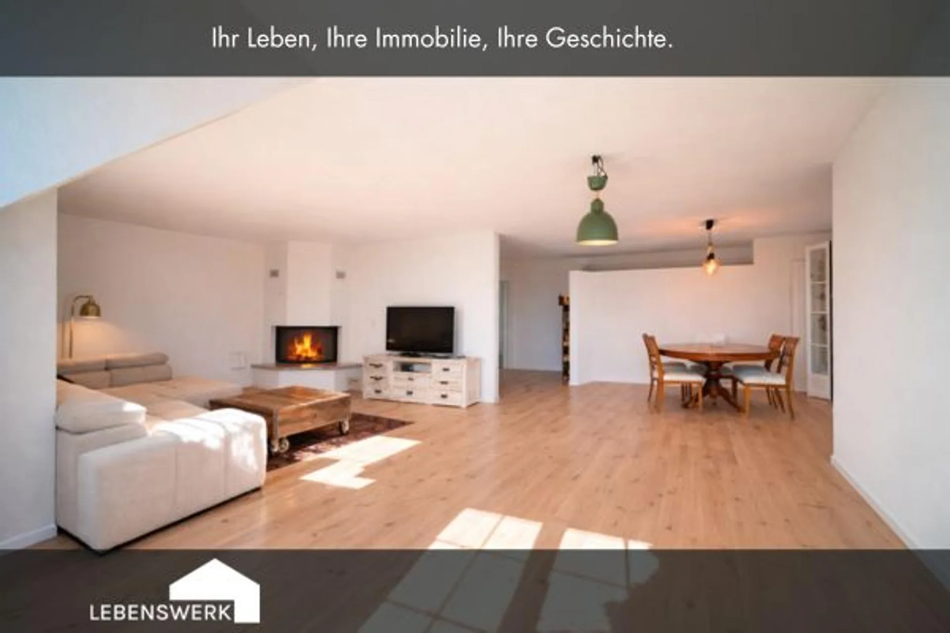 Wohnen im Dorfzentrum Moderne Dachwohnung mit Cheminée in Hefenhofen