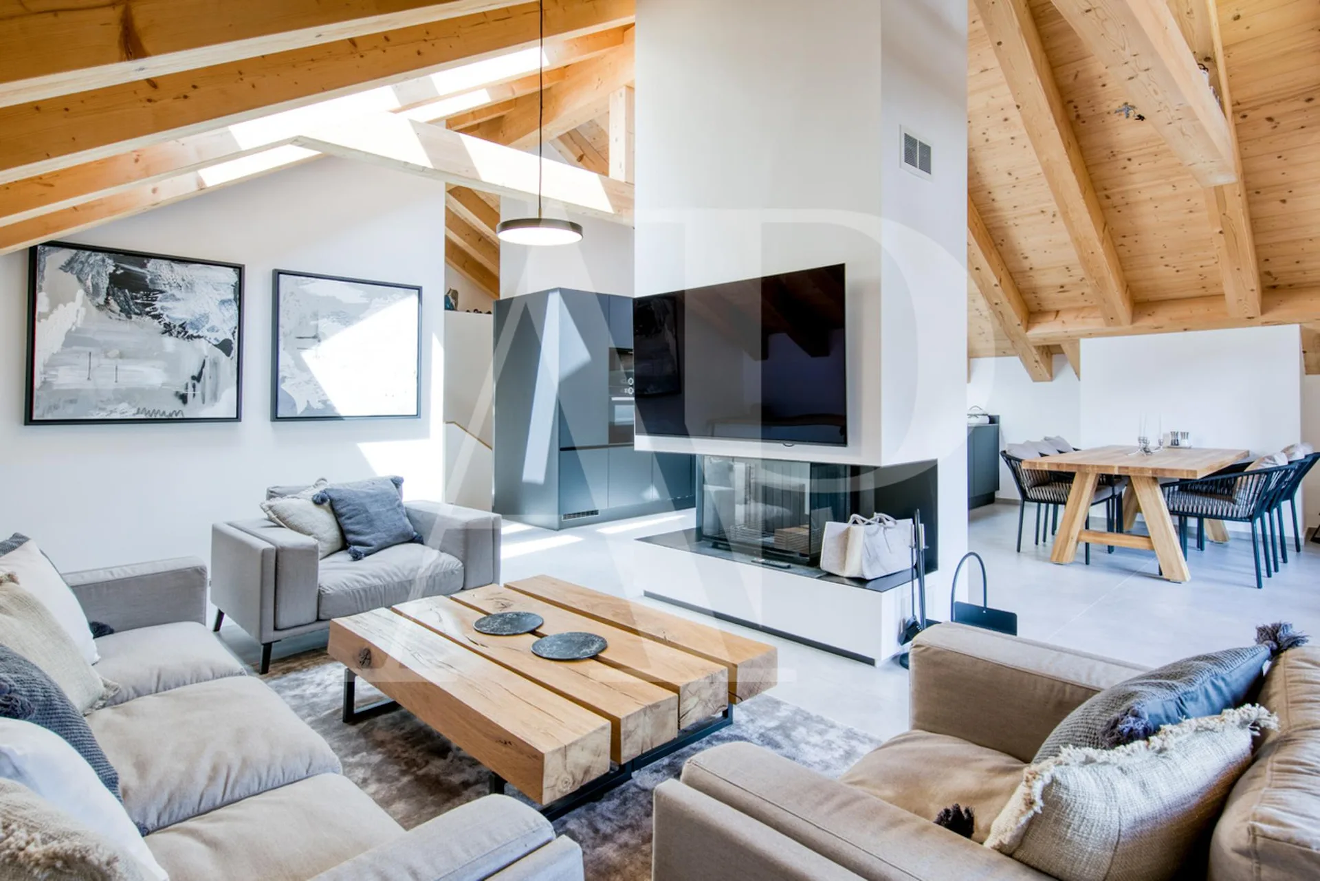 Penthouse d'exception à louer à la saison été comme hiver - Le Montagnier