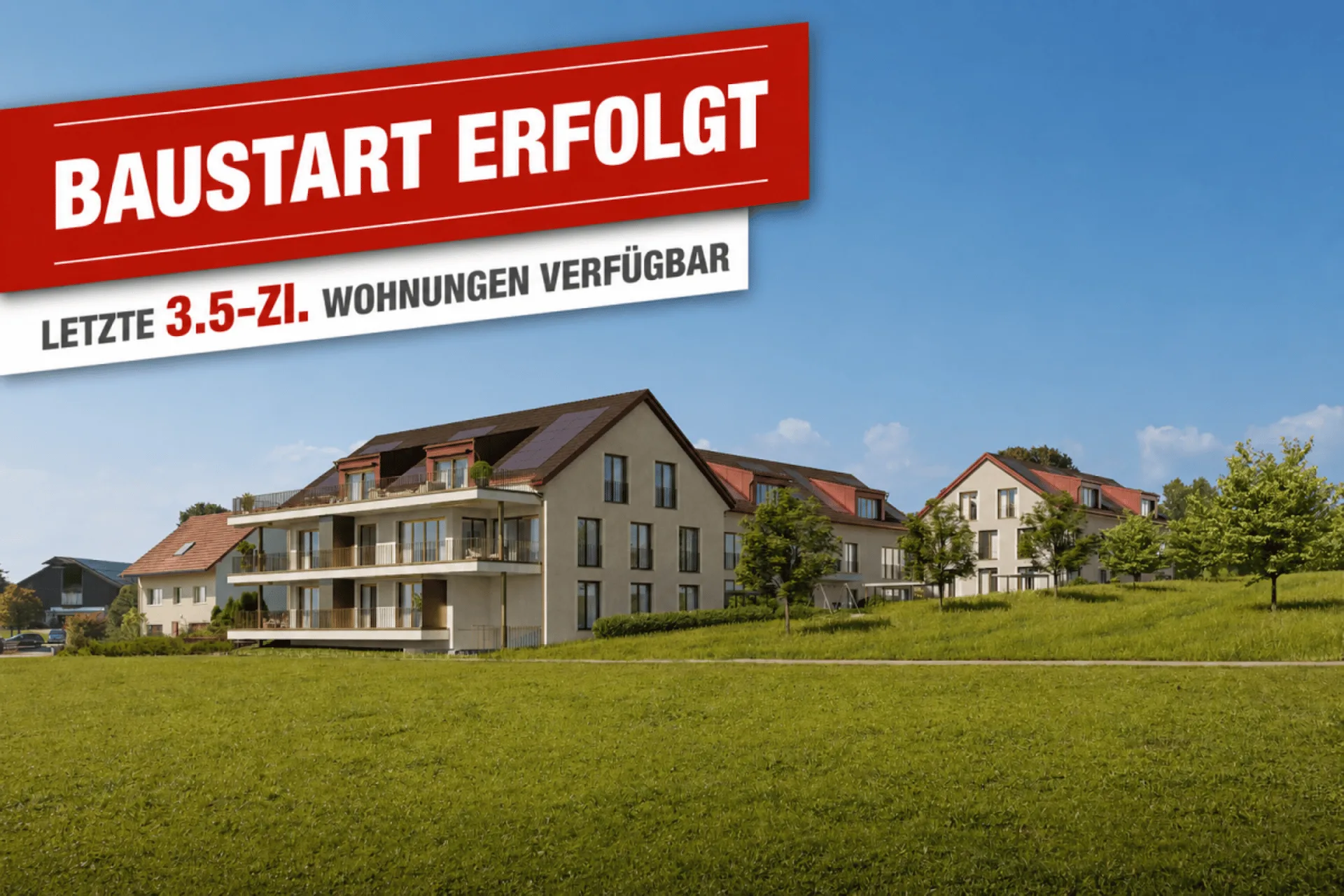 Début de construction ! Appartement de jardin 3,5 pièces avec vue imprenable sur les Alpstein
