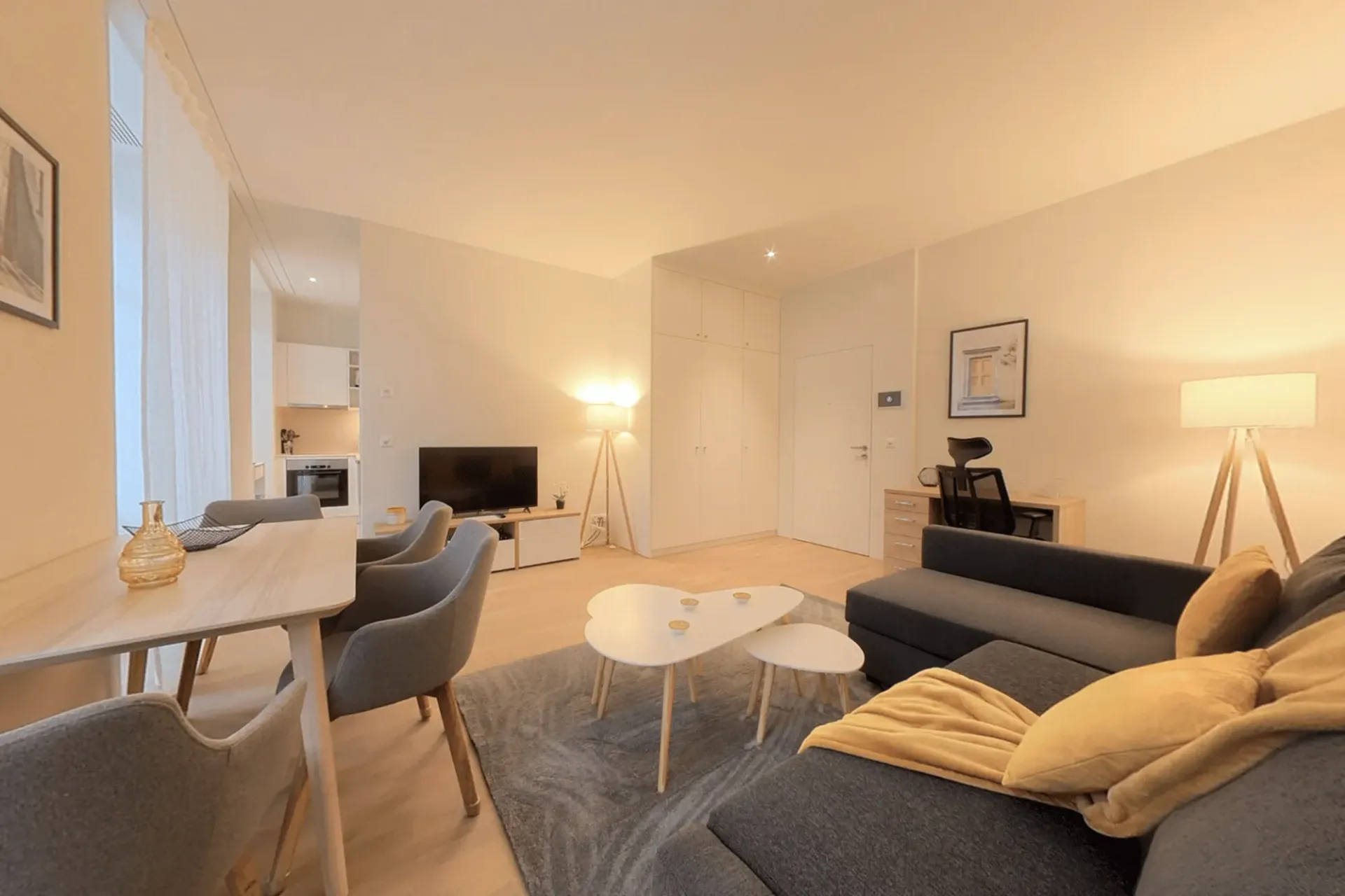 Large and Comfortable 1-Bed Furnished Apartment City Center with Utilites  Included