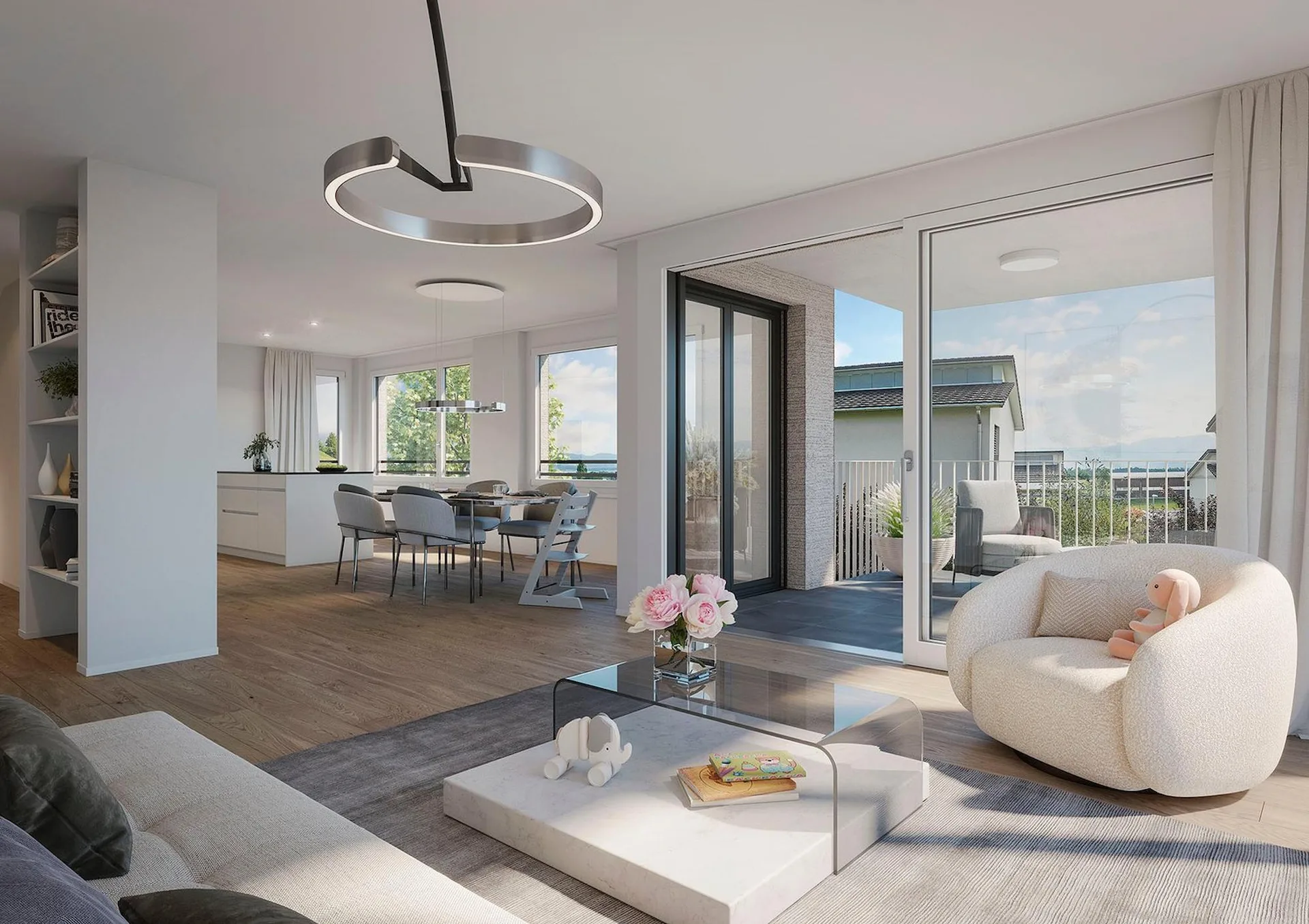 Detached 6½-room single-family house (new building) only 20 minutes from Zug