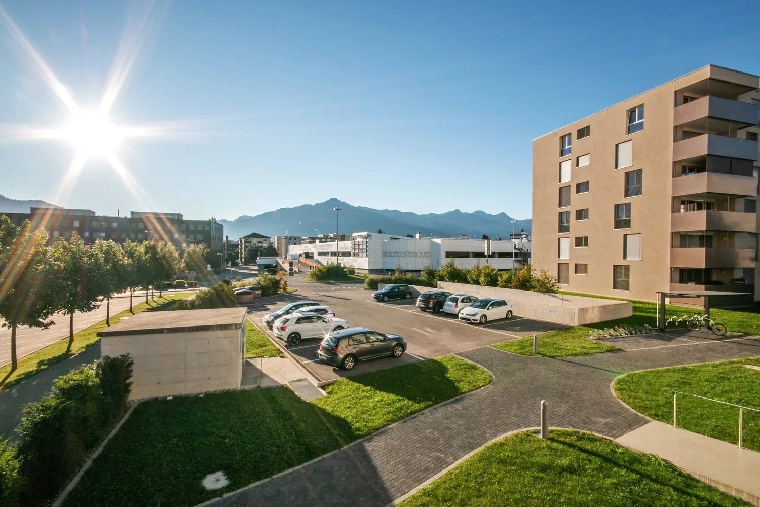 Place de parc extérieure à CHF 70.-/mois + TVA