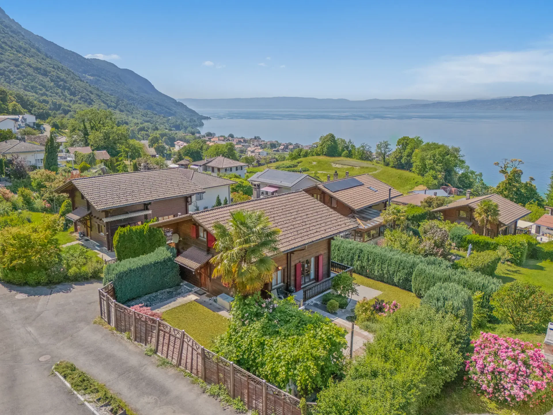 Vue imprenable sur le Léman, calme absolu