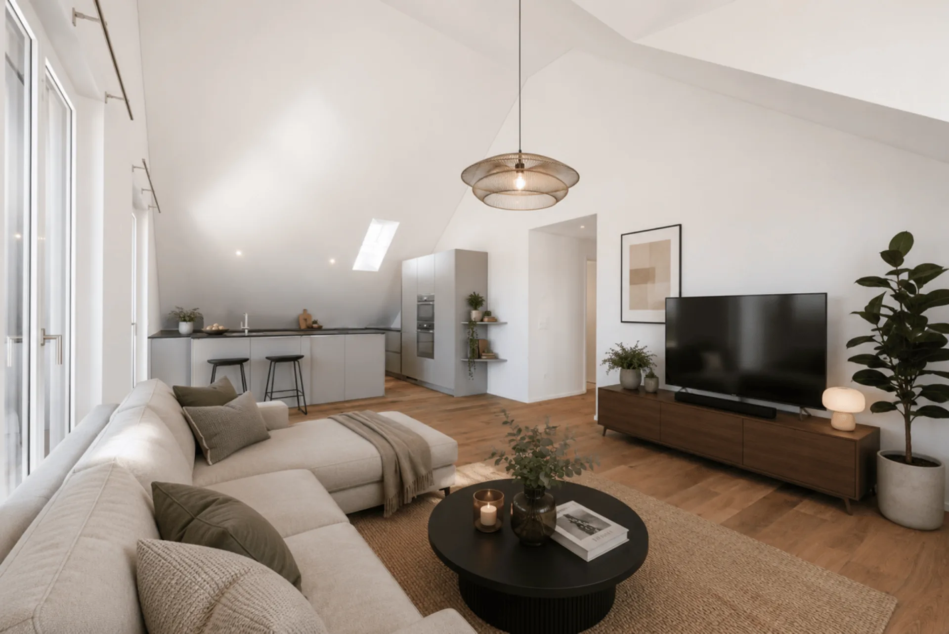 NEUBAU: Dachwohnung mit 4.5-Zimmern und Aussicht ins Grüne