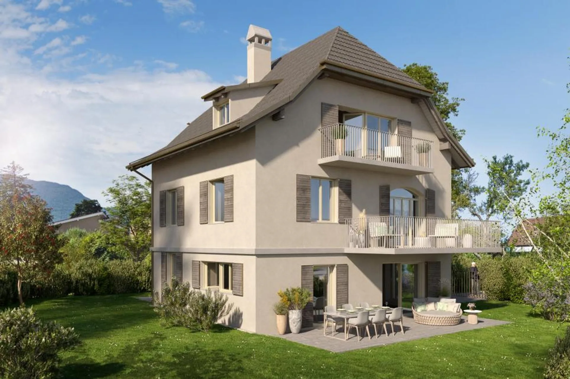MAISON INDIVIDUELLE IDEALEMENT SITUEE A AREUSE (PROCHE NEUCHATEL)