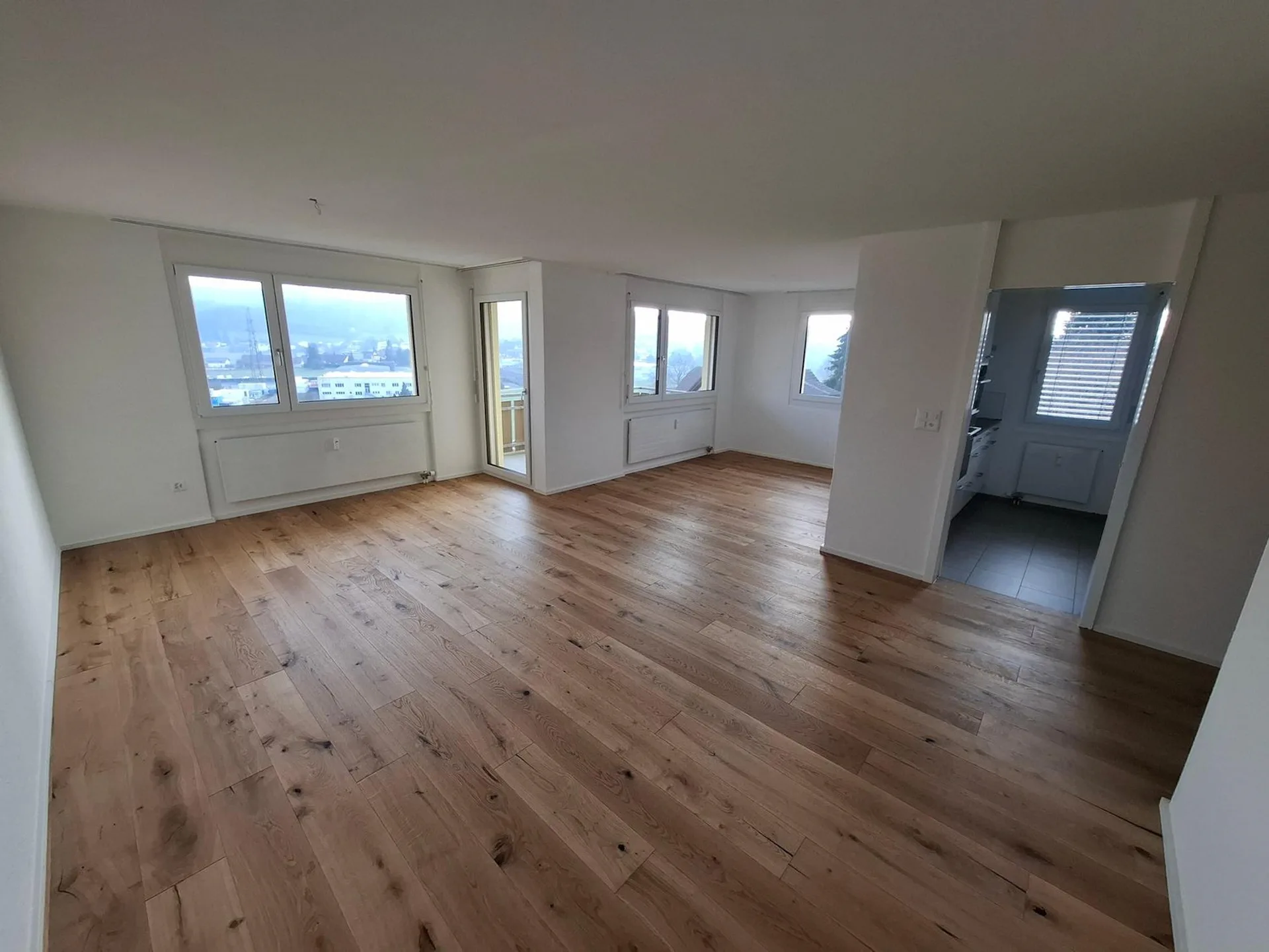 Helle, neu renovierte 4.5 Zimmer Wohnung mit Aussicht und Garagenplatz