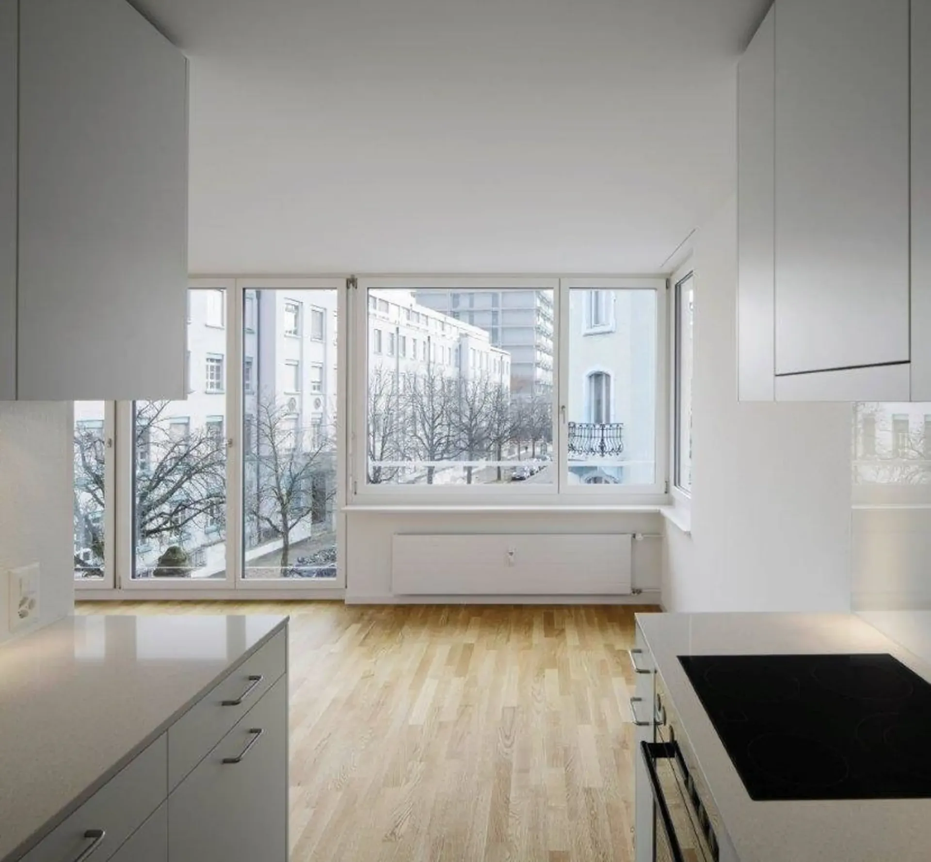 Moderne Wohnsiedlung an urbaner Zentrumslage