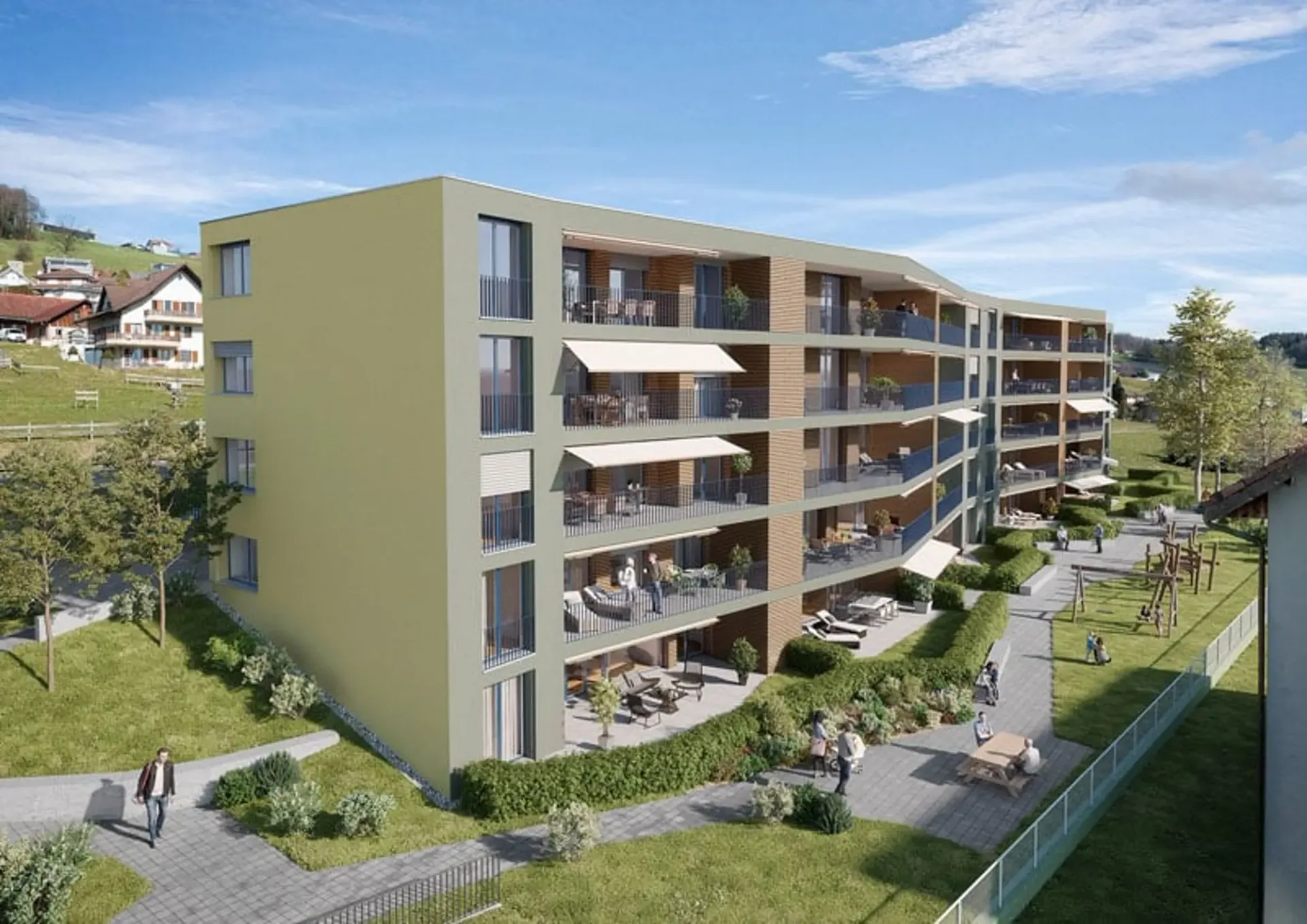 Neubauprojekt Sternmatt * Hübsche Gartenwohnung