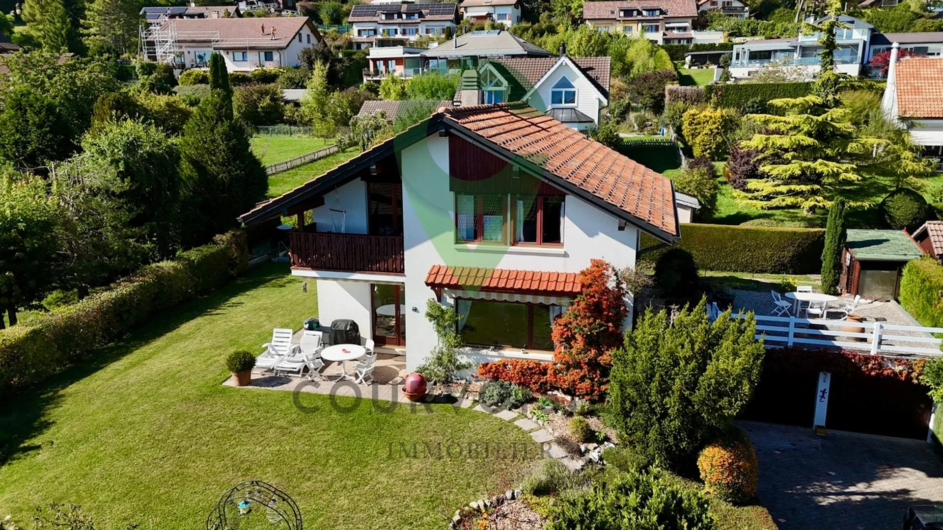 Villa d'exception avec vue sur le lac à 10 mins d'Arzier
