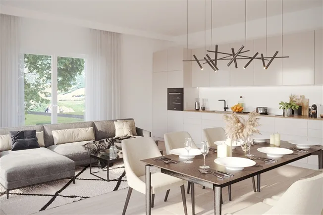 La Bergerie – Grundstück 16 – Neue 4,5-Zimmer-Wohnung im ersten Stock mit Balkon