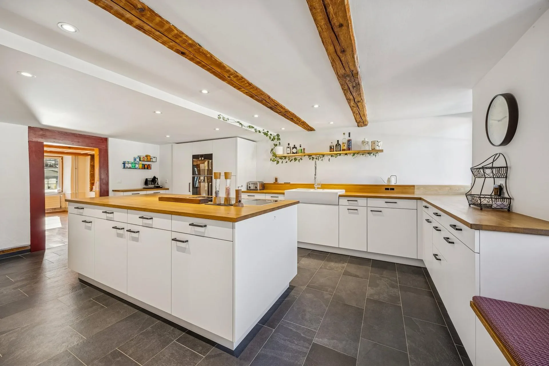 Historic 9-room row house with modern comfort in Waldenburg