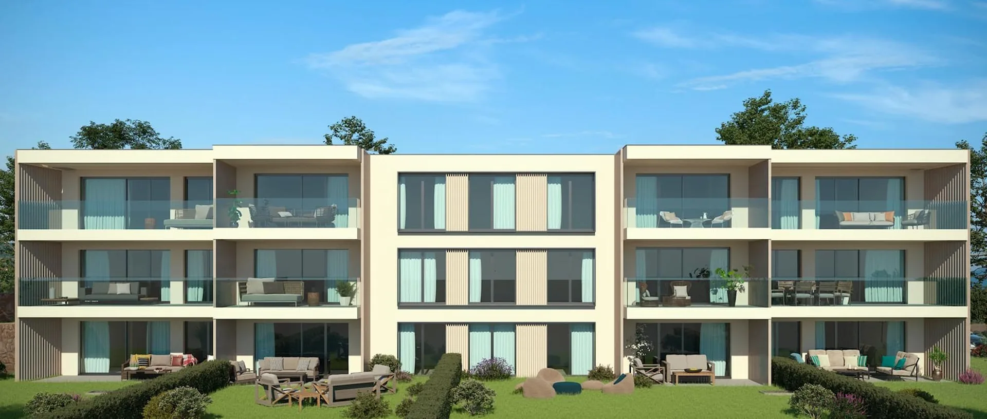 Neues Projekt in Bevaix – 4,5-Zimmer-Wohnung im 1. Stock mit Balkon (Los F)