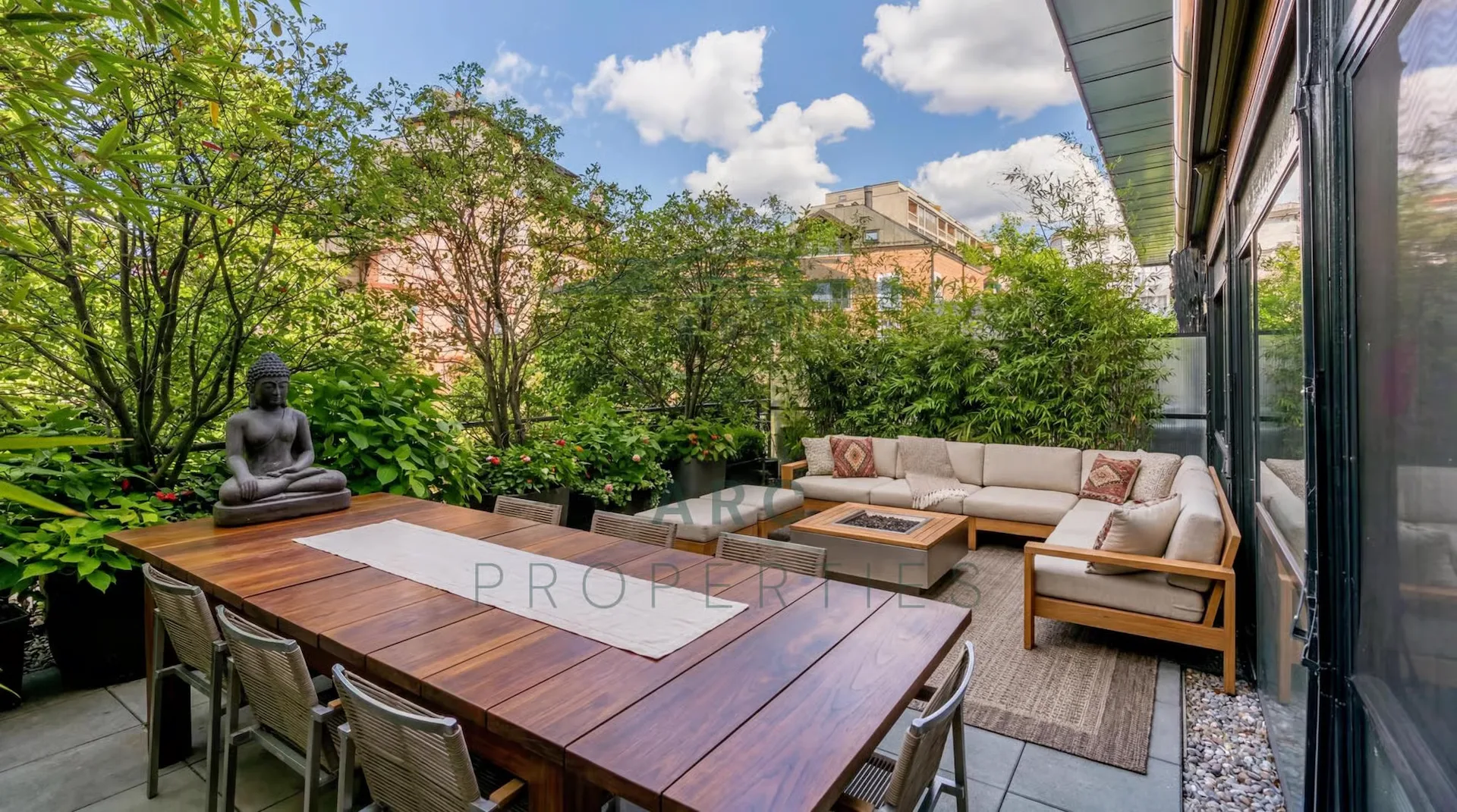 Superbe appartement au centre-ville de Genève avec grande terrasse