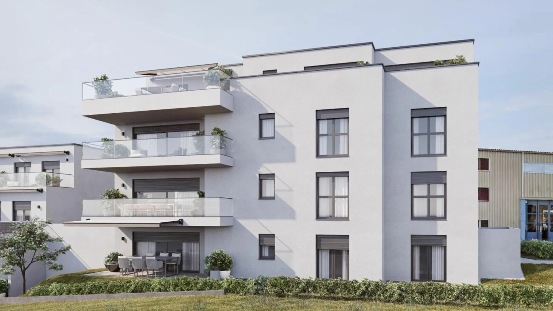 Appartamento di 4½ locali con terrazza: Nuova costruzione con vista sul verde