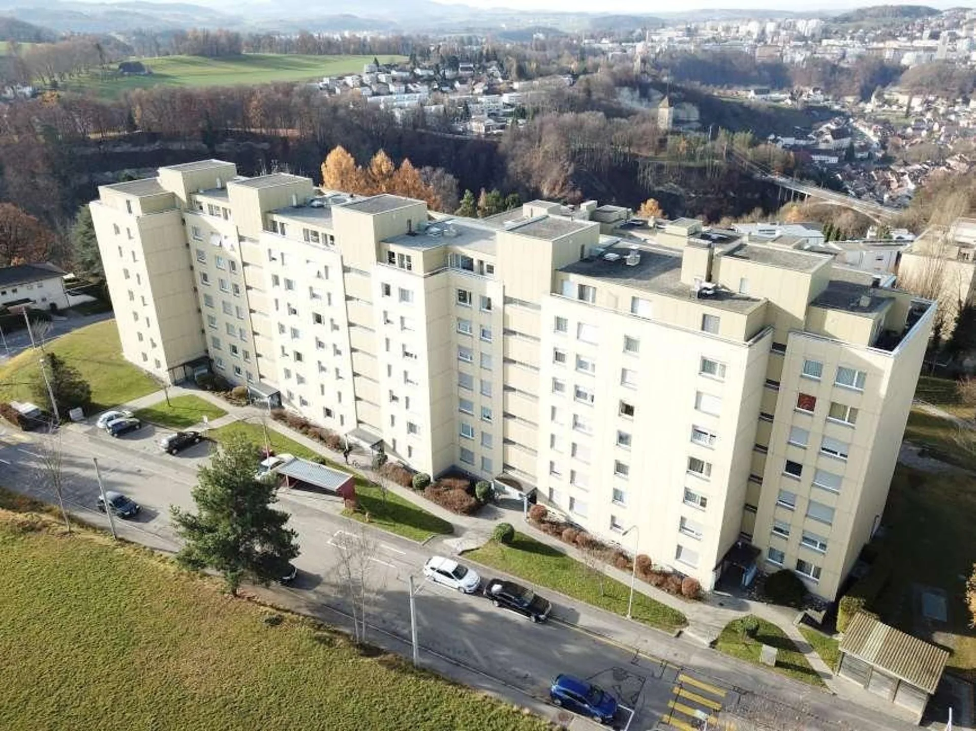 Wohnung in einer ruhigen Gegend der oberen Stadt Fribourg!