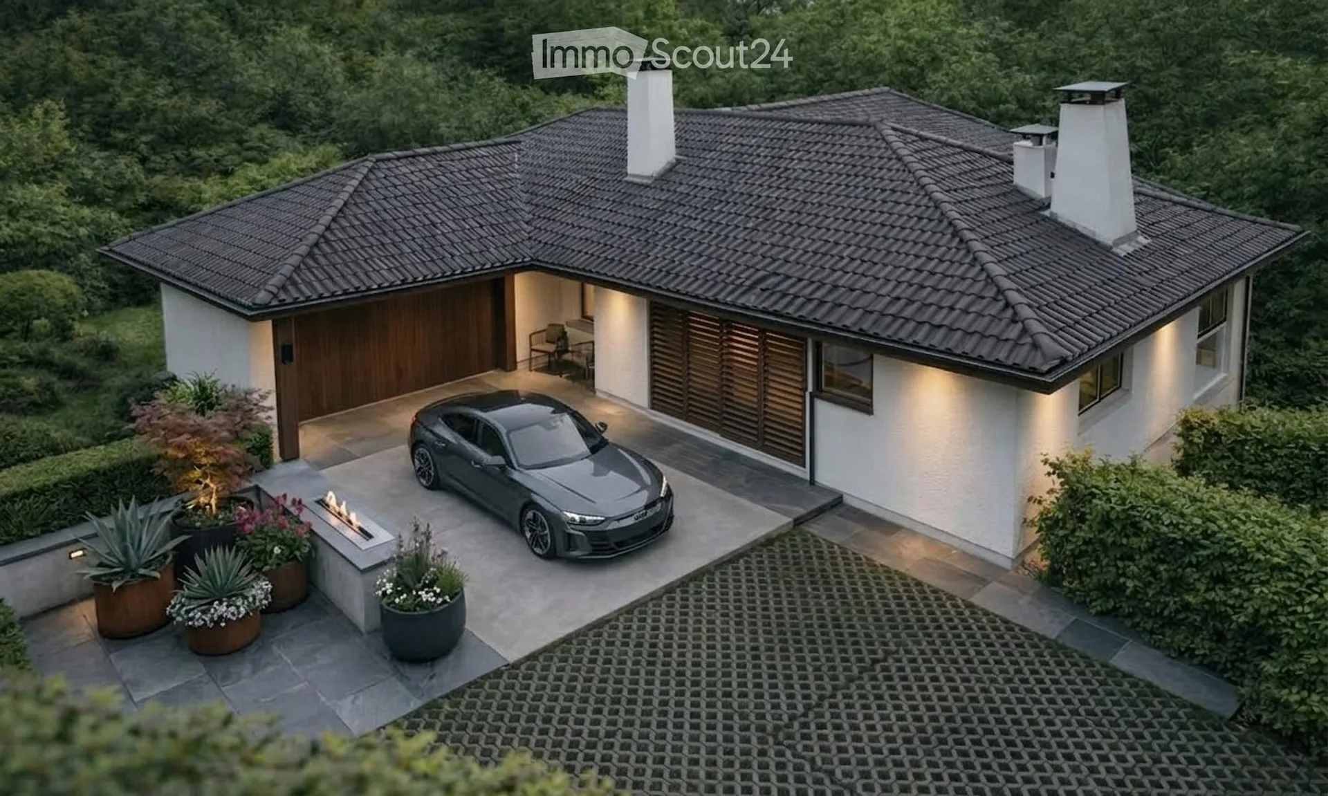 Charaktervolle Villa mit privatem Park nahe Genf