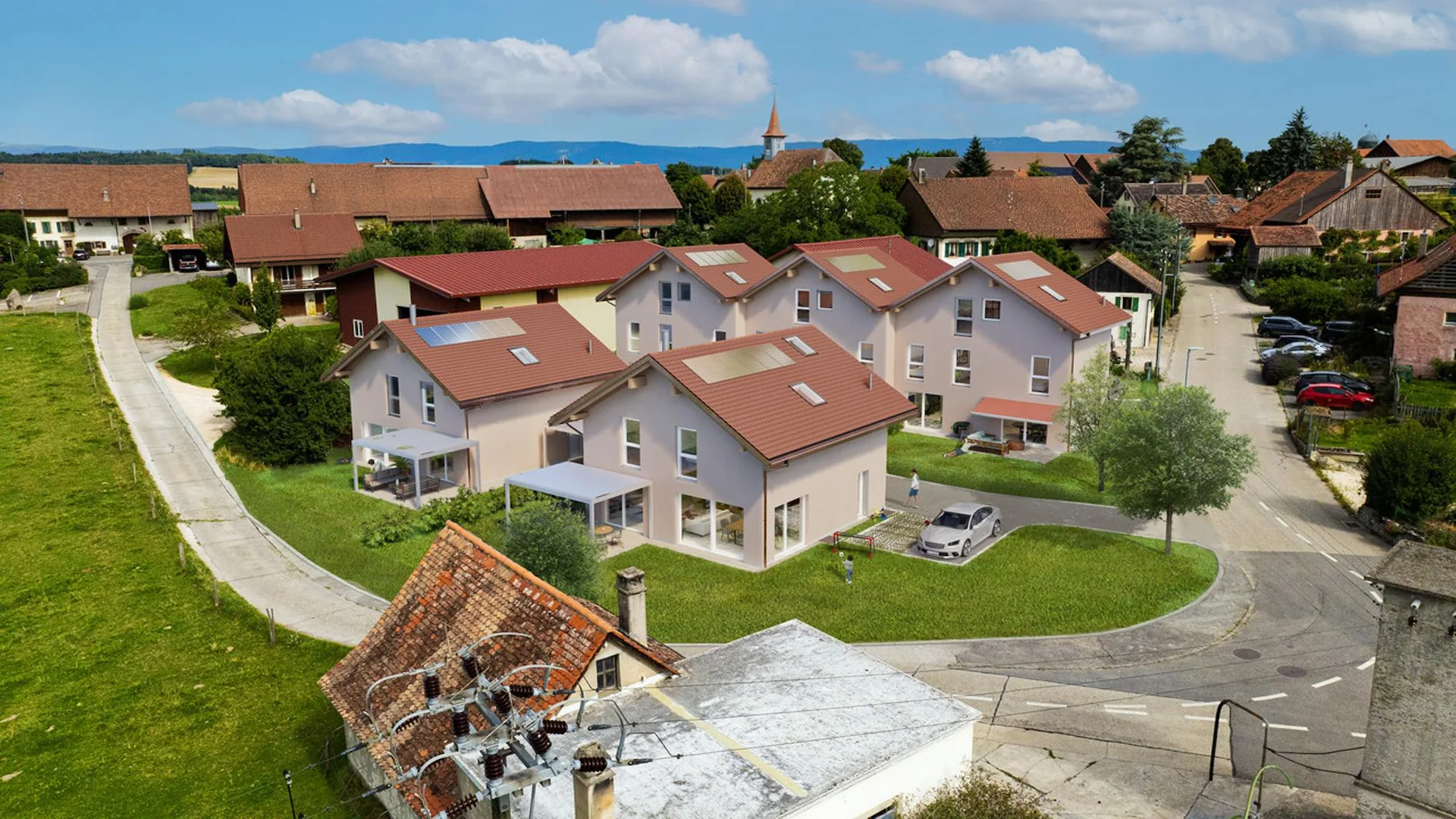 LES VILLAS DU GRAND PRÉ  Villa contiguë en PPE 4.5 pièces - Lot C2